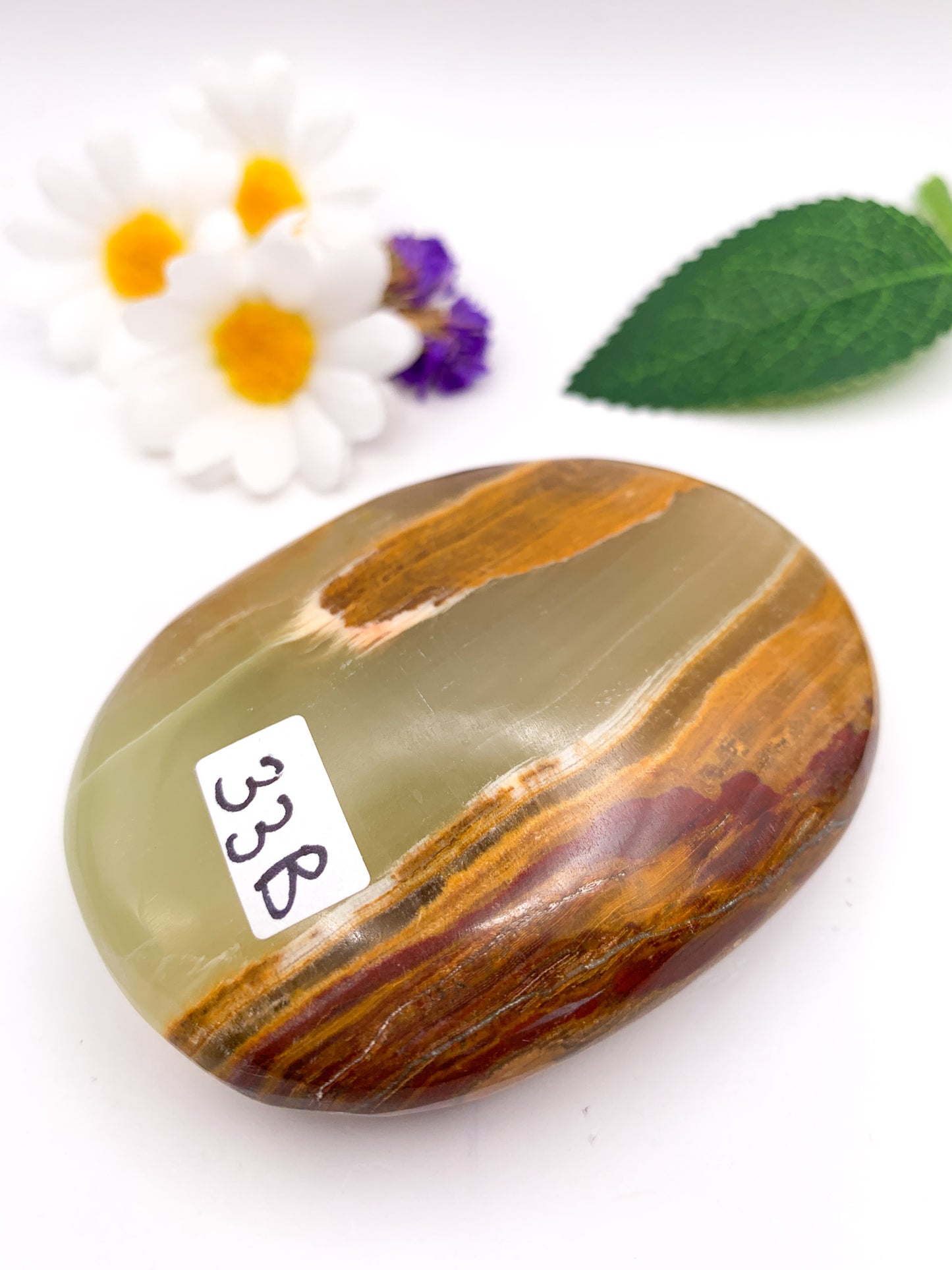 Onyx Palm Stone - Crystal Love Treasures