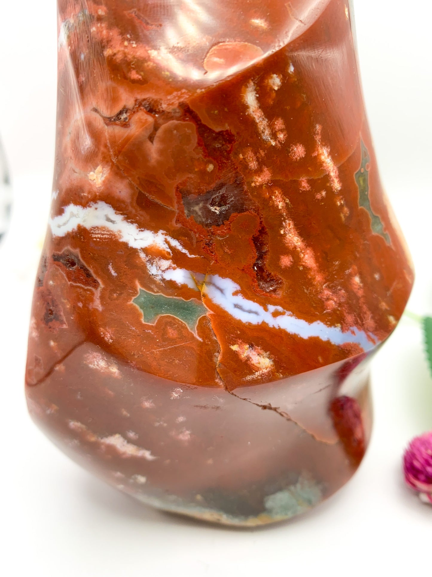 Ocean Jasper Flame - Crystal Love Treasures