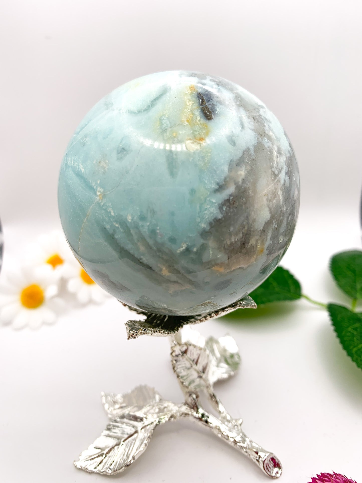 Amazonite Sphere (Russian) - Crystal Love Treasures
