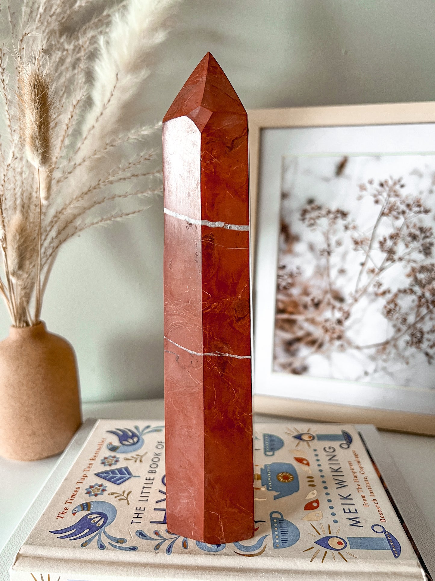 Red Jasper Tower - Crystal Love Treasures