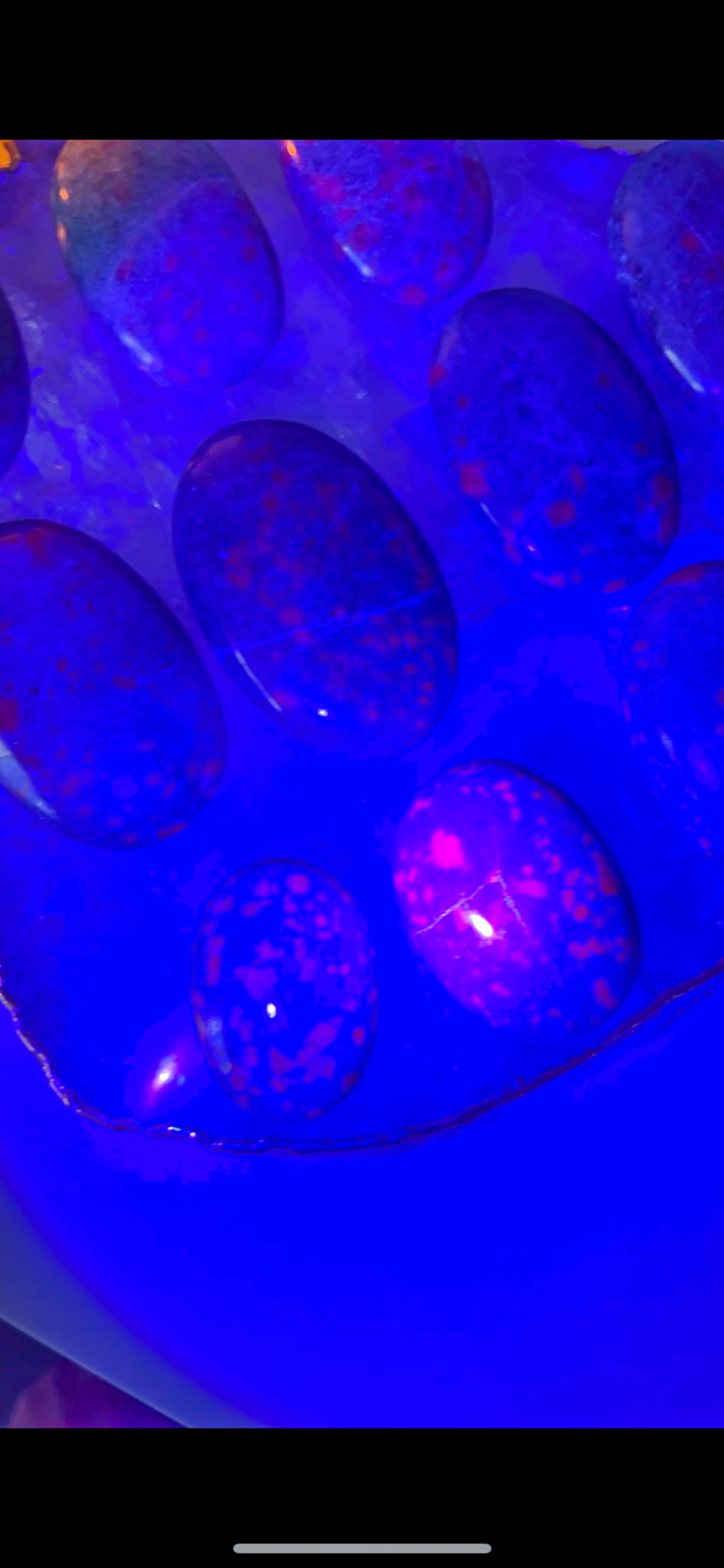 Ruby Kyanite Palm Stone - Crystal Love Treasures