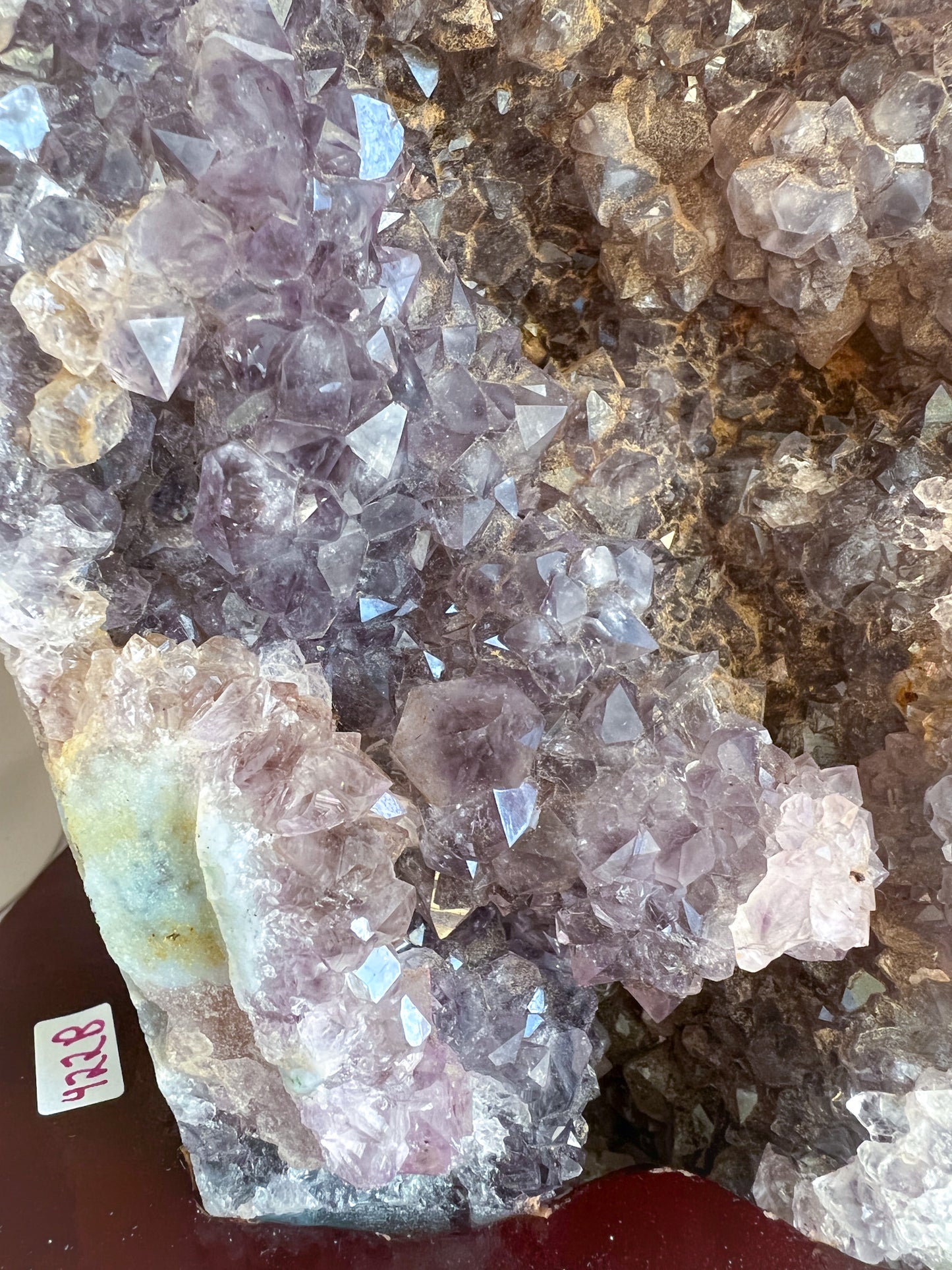 Raw Amethyst with Custom Stand - Crystal Love Treasures