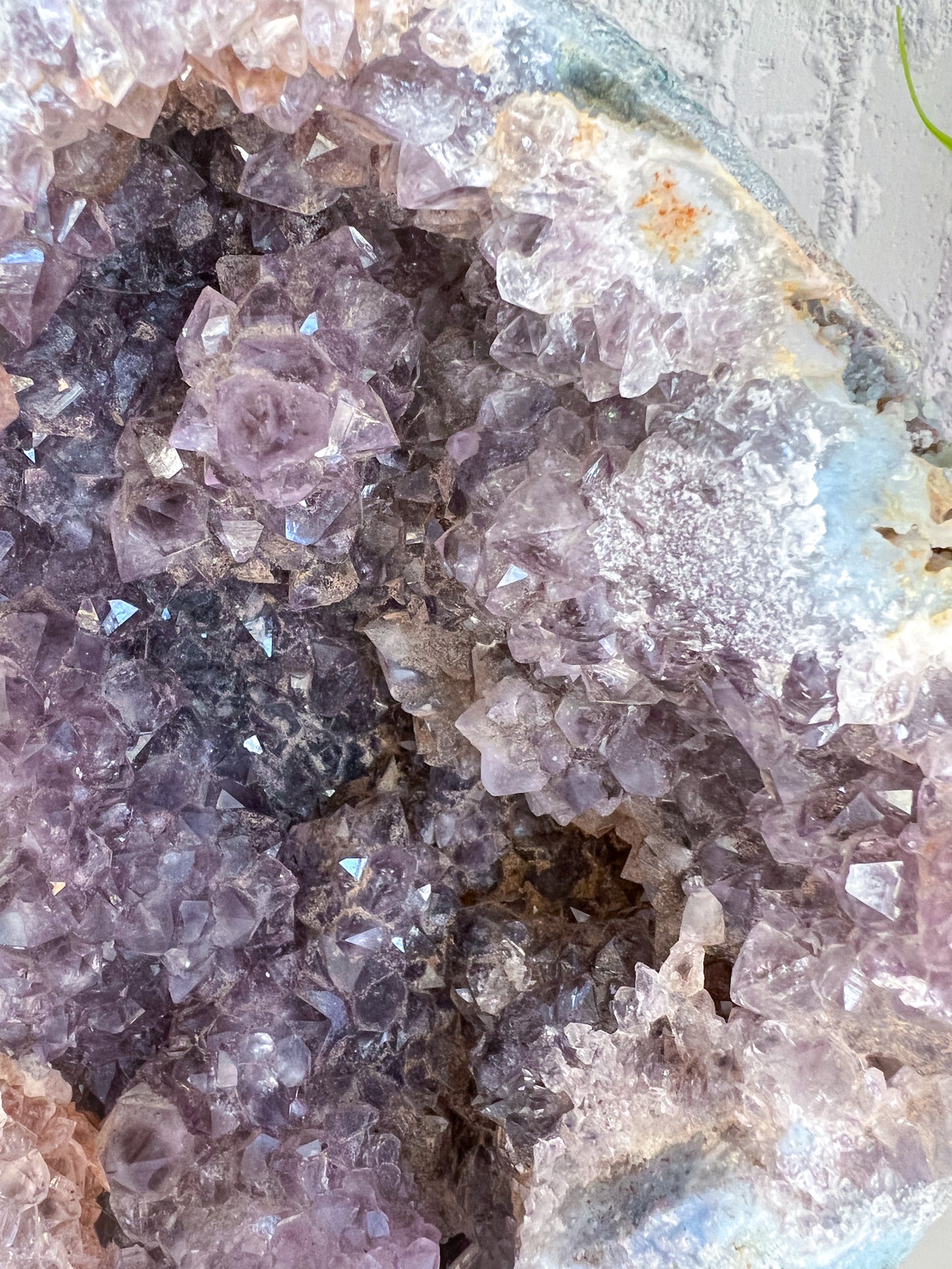 Raw Amethyst with Custom Stand - Crystal Love Treasures