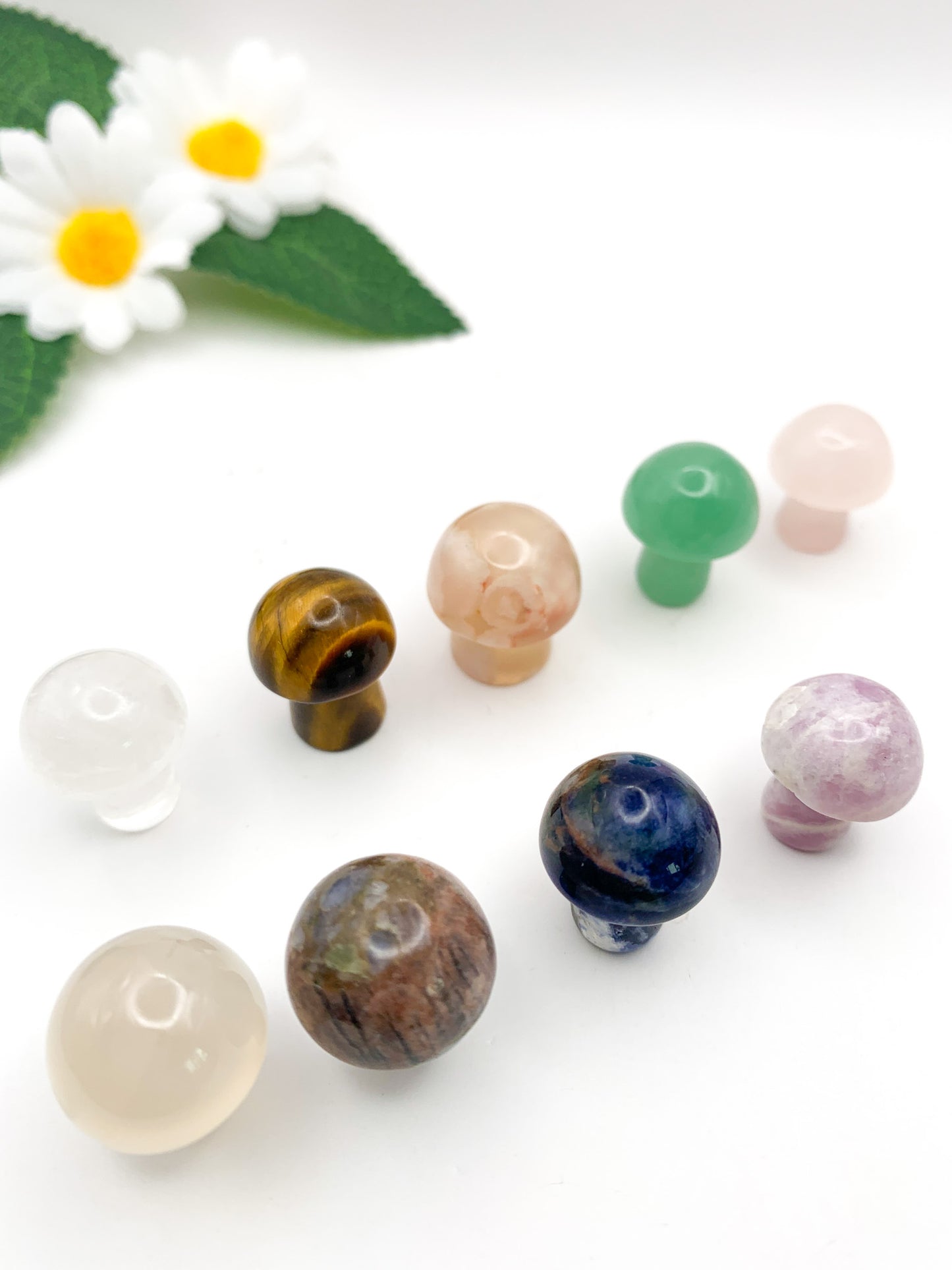 Mini Crystal Mushrooms - Crystal Love Treasures