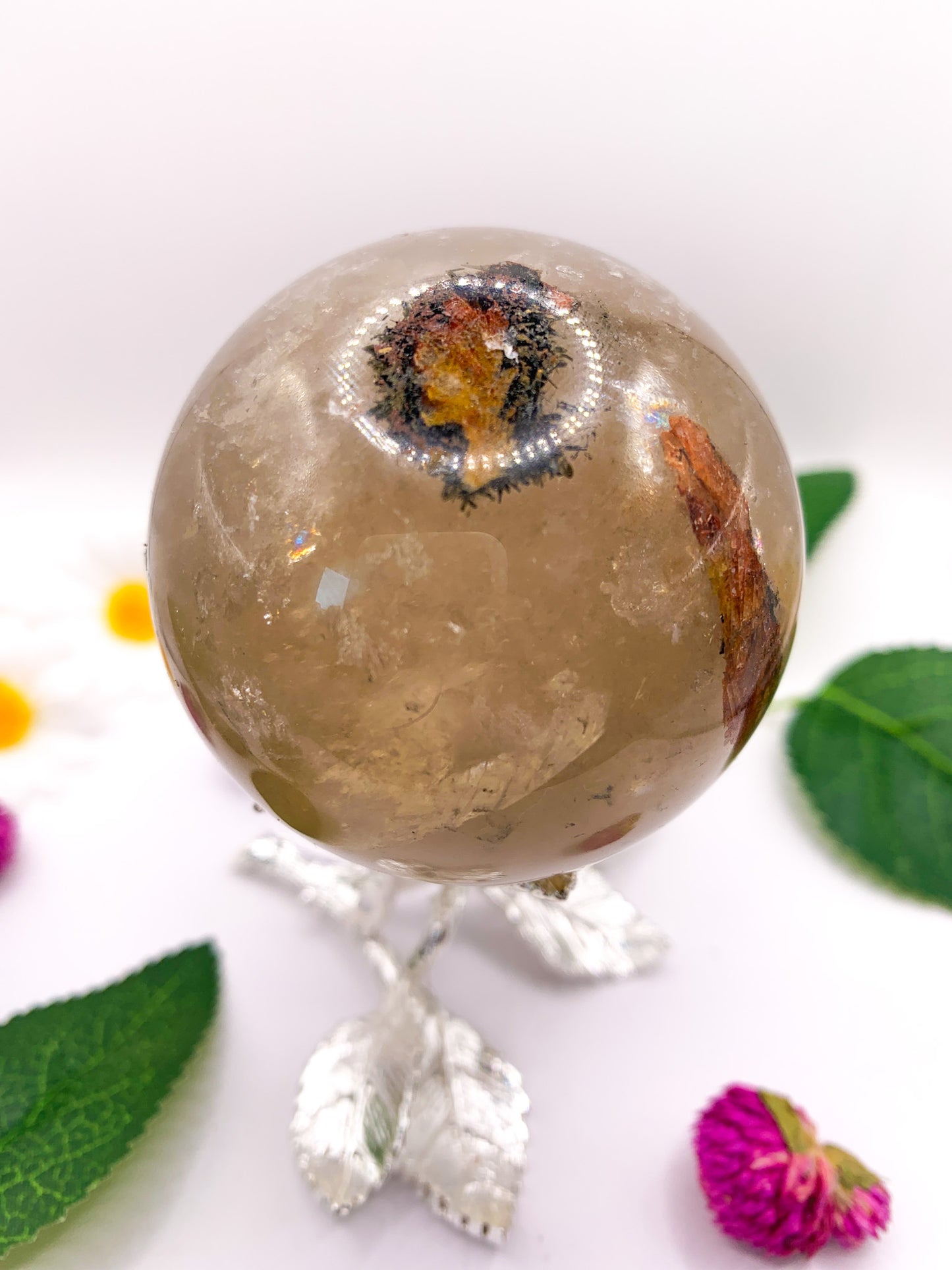 garden quartz sphere
