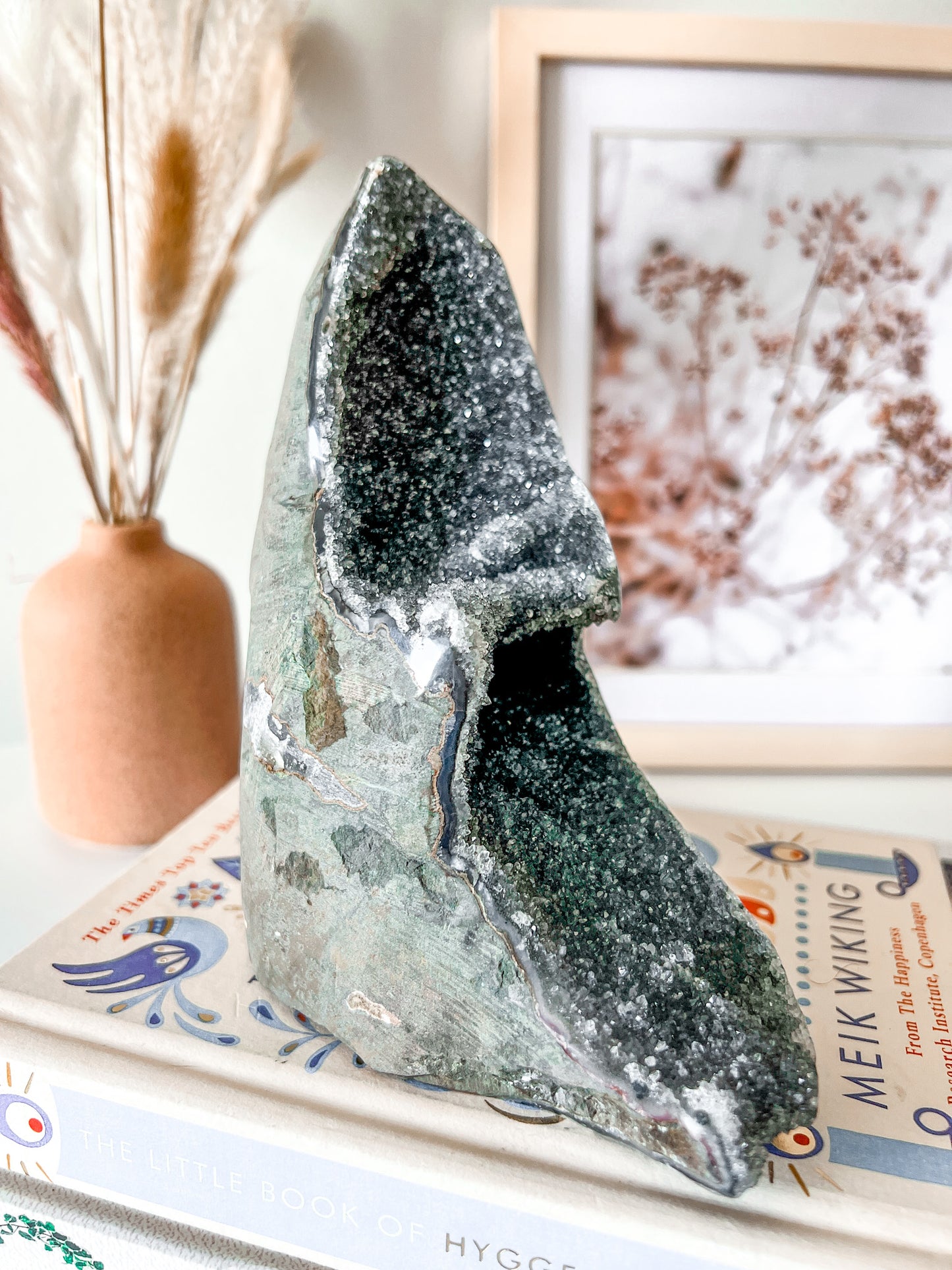 Black Amethyst Free Form Cut Base - Crystal Love Treasures