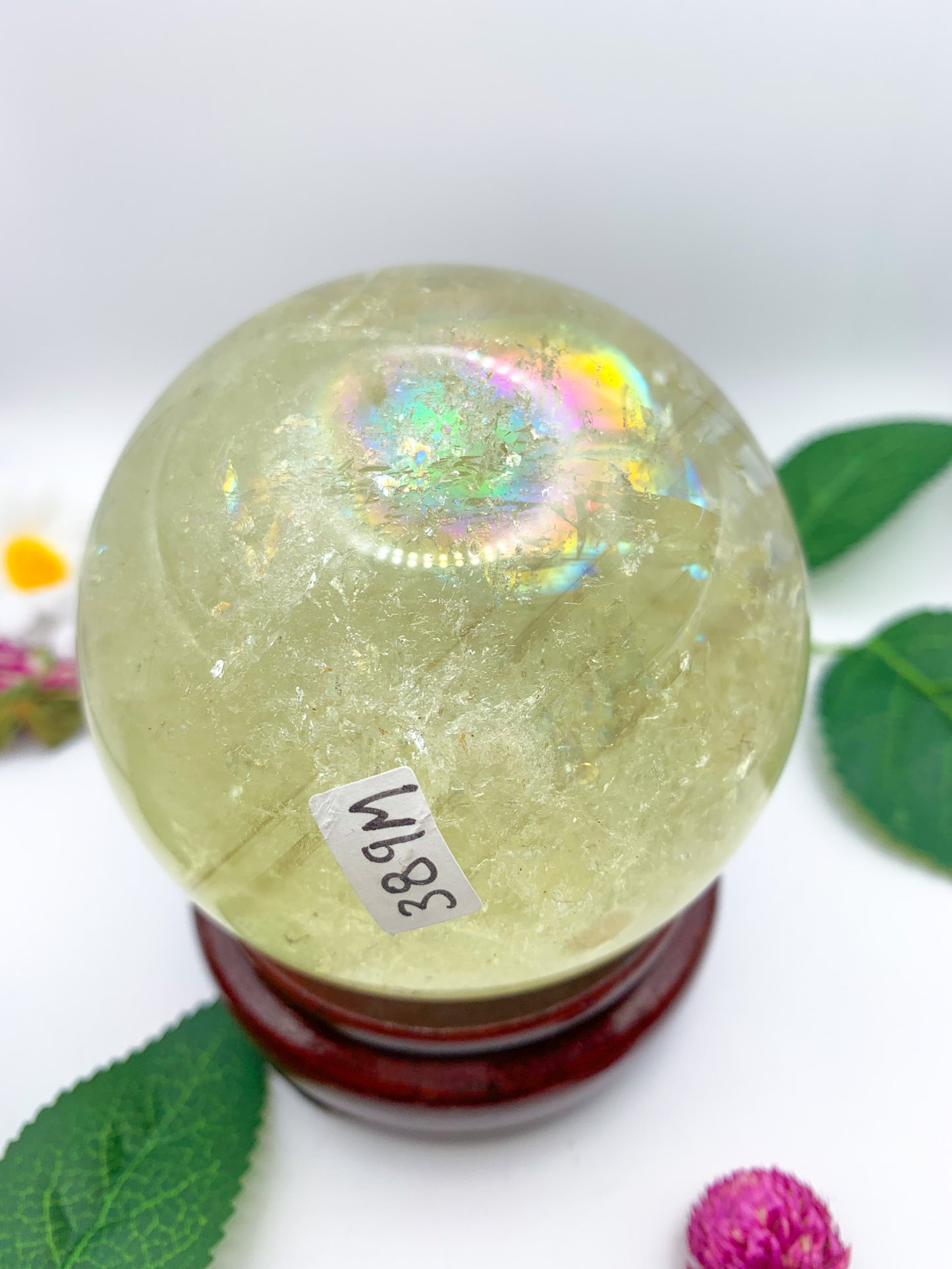 Natural Citrine Sphere (High Quality) - Crystal Love Treasures