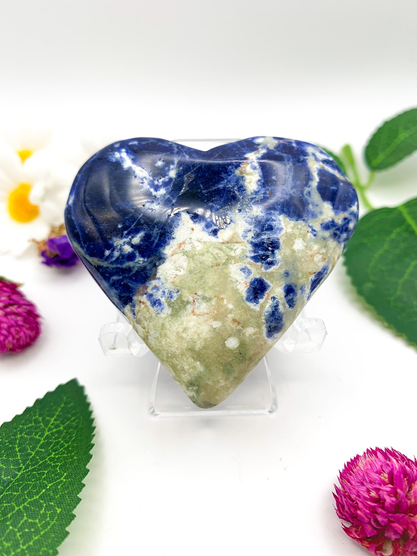 Sodalite Heart - Crystal Love Treasures