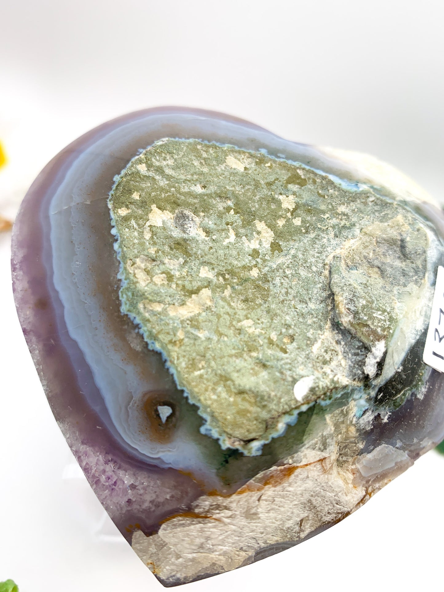 Druzy Amethyst Geode Heart - Crystal Love Treasures