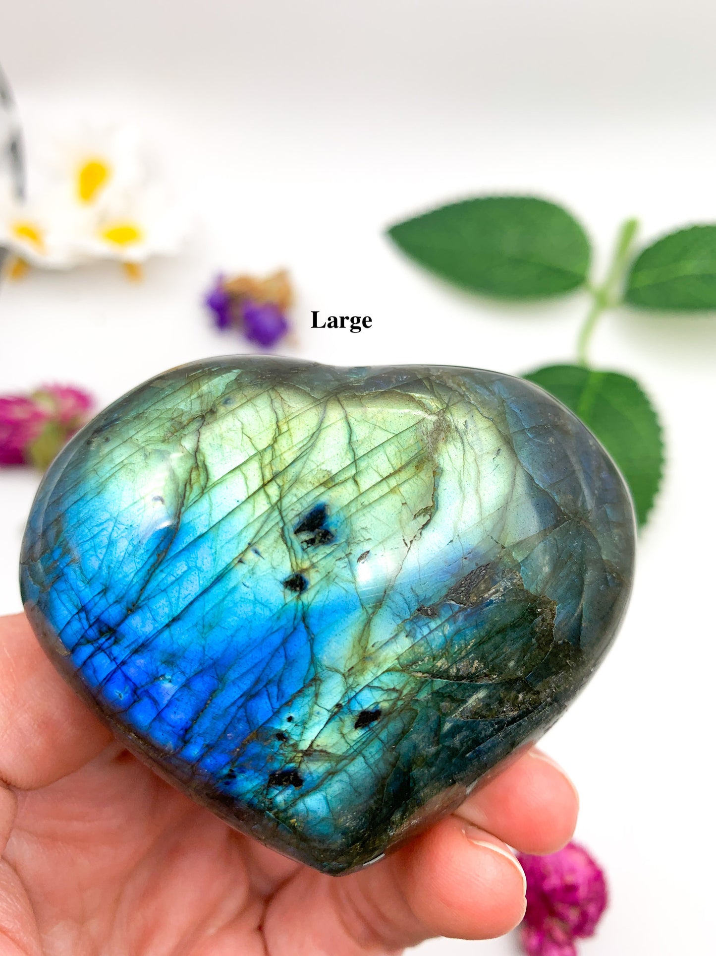 Labradorite Heart - Crystal Love Treasures