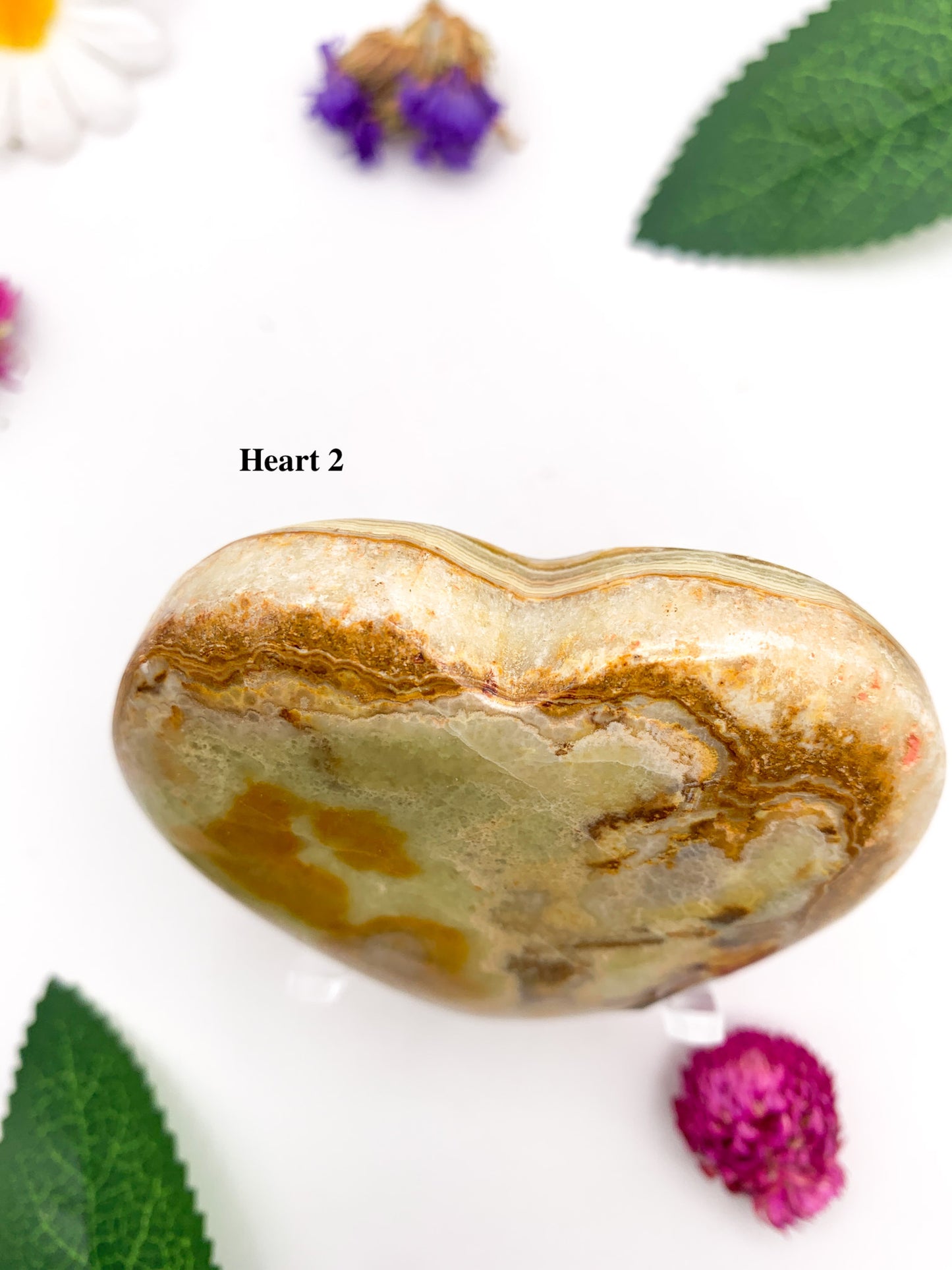 Mixed Calcite Heart - Crystal Love Treasures