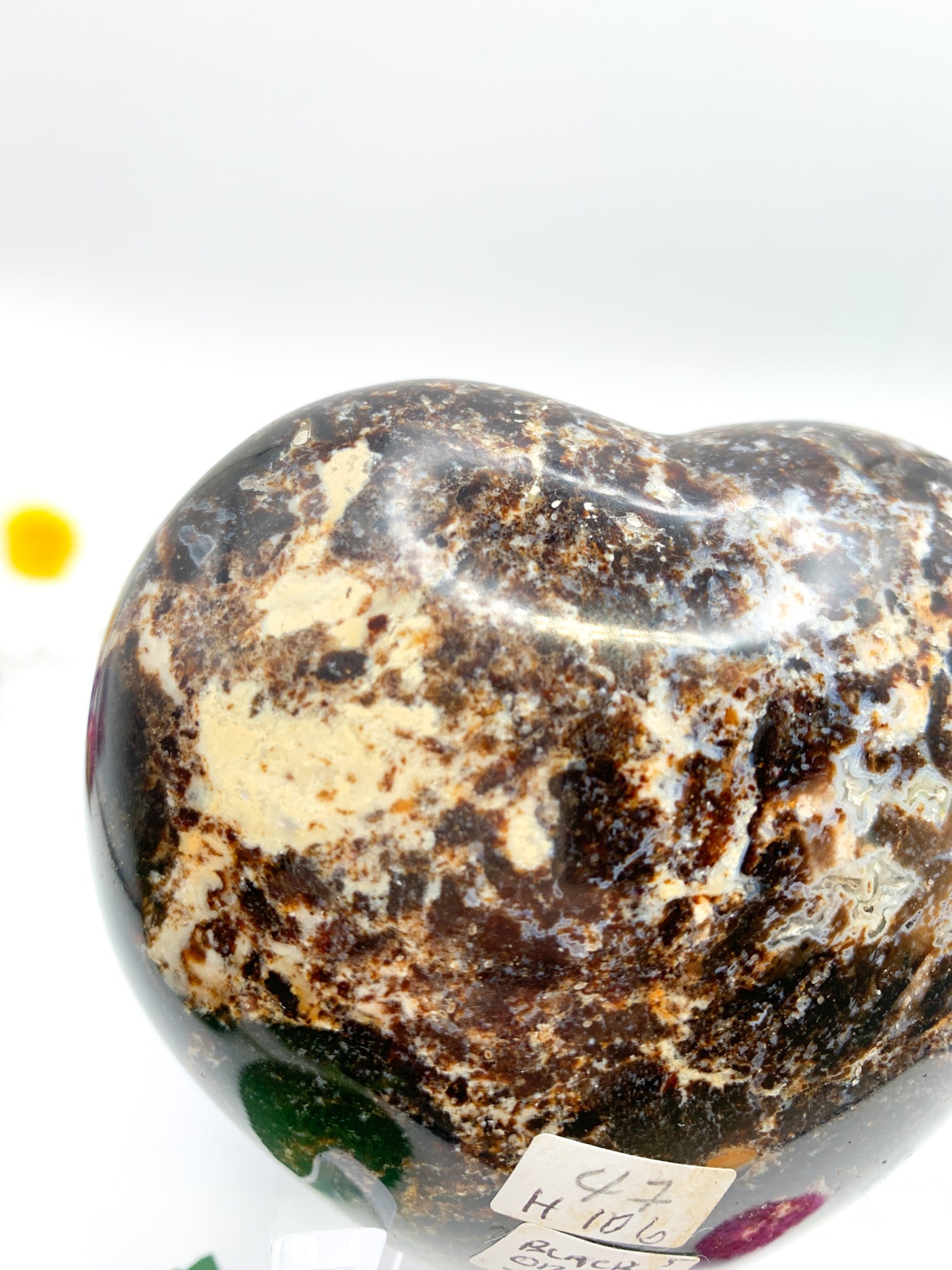Black Opal Heart (Coffee Opal) - Crystal Love Treasures
