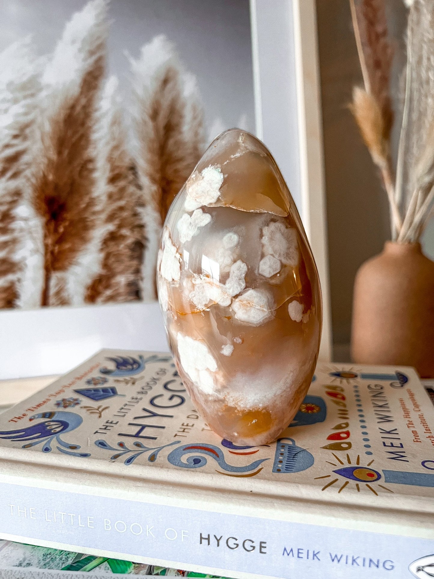 Flower Agate Free Form