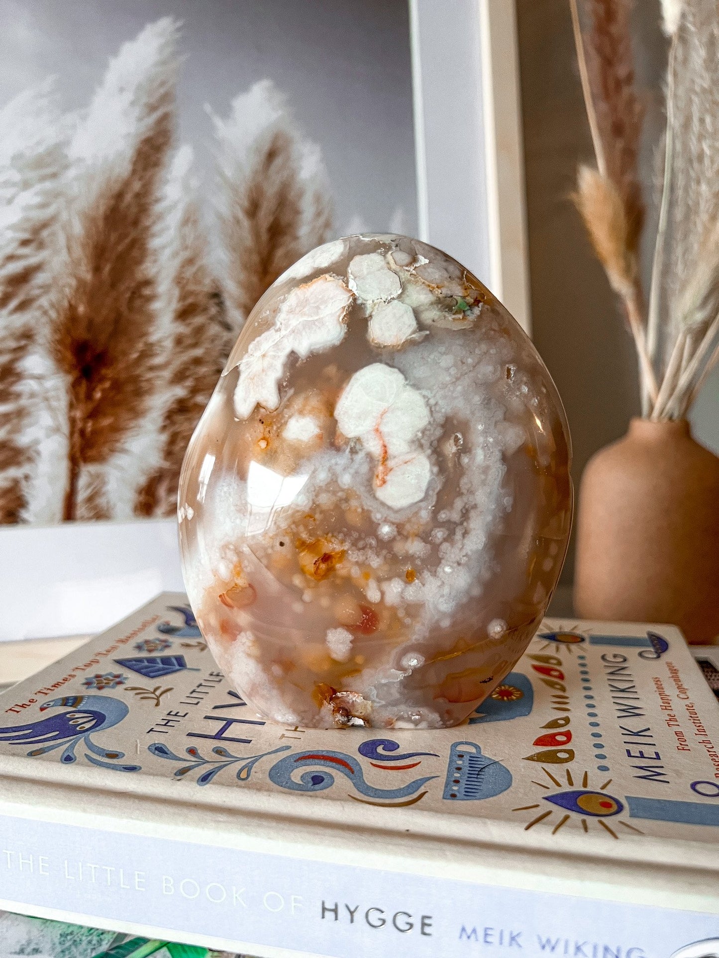 Flower Agate Free Form