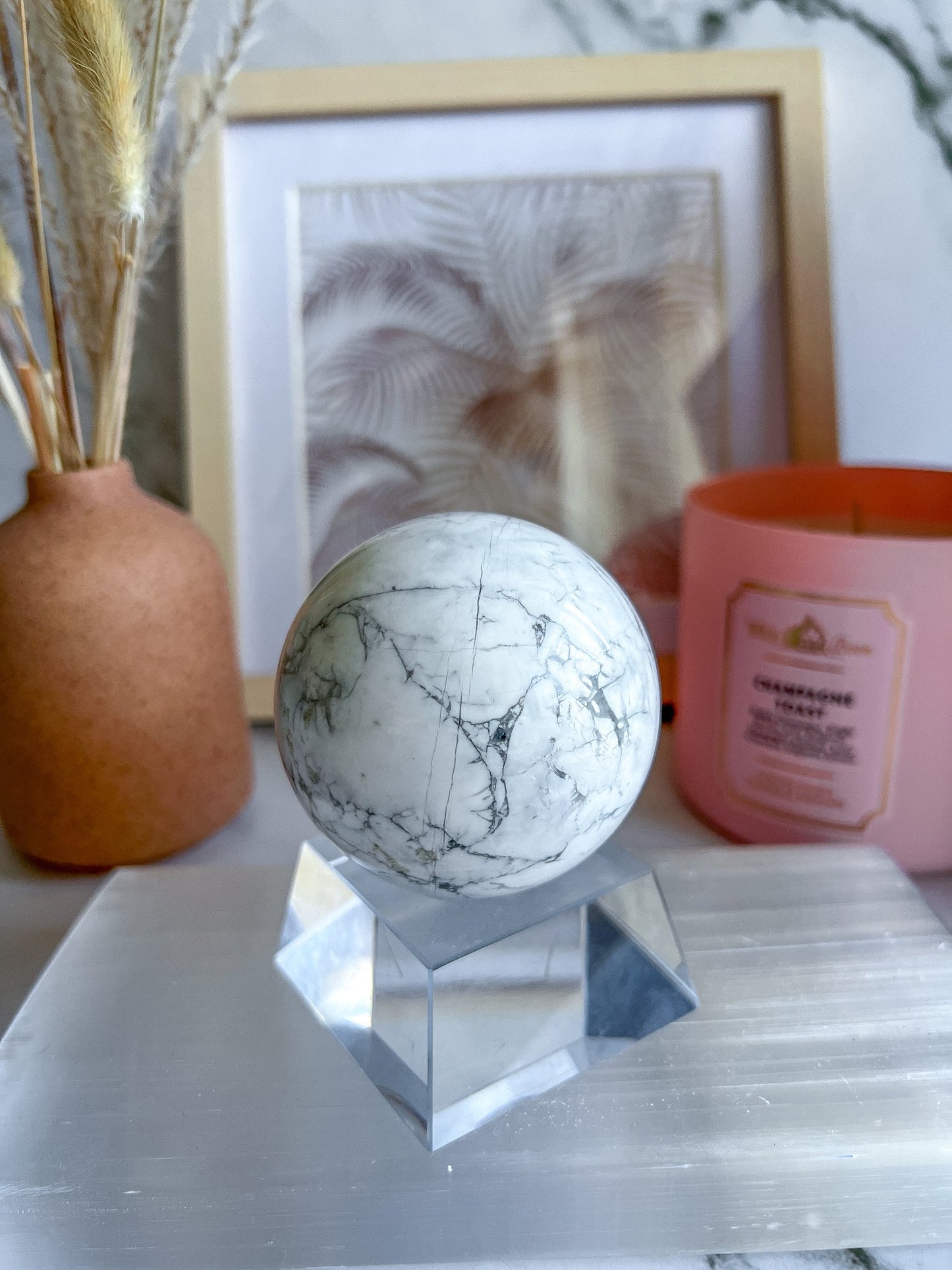 Howlite Sphere