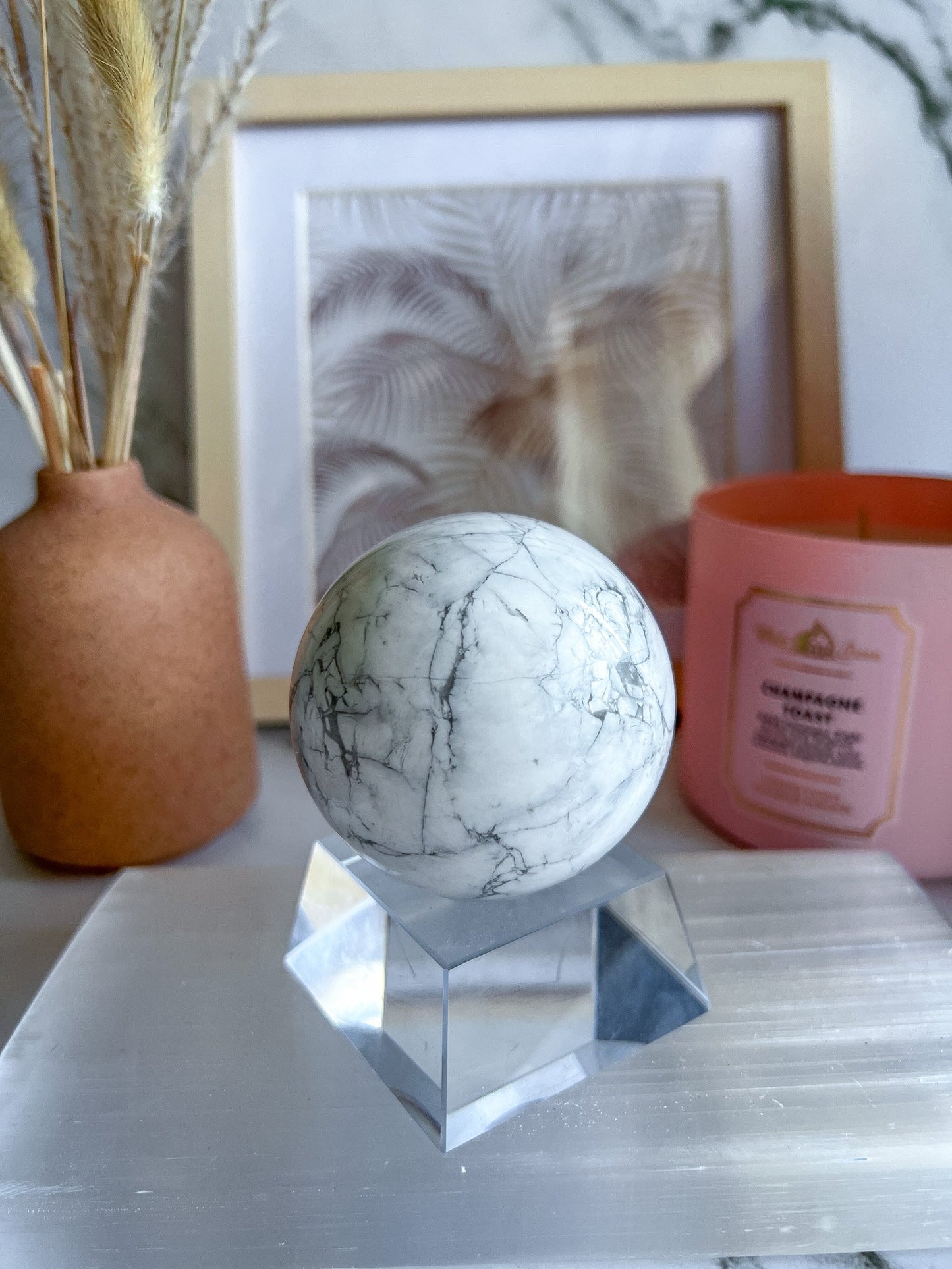 Howlite Sphere