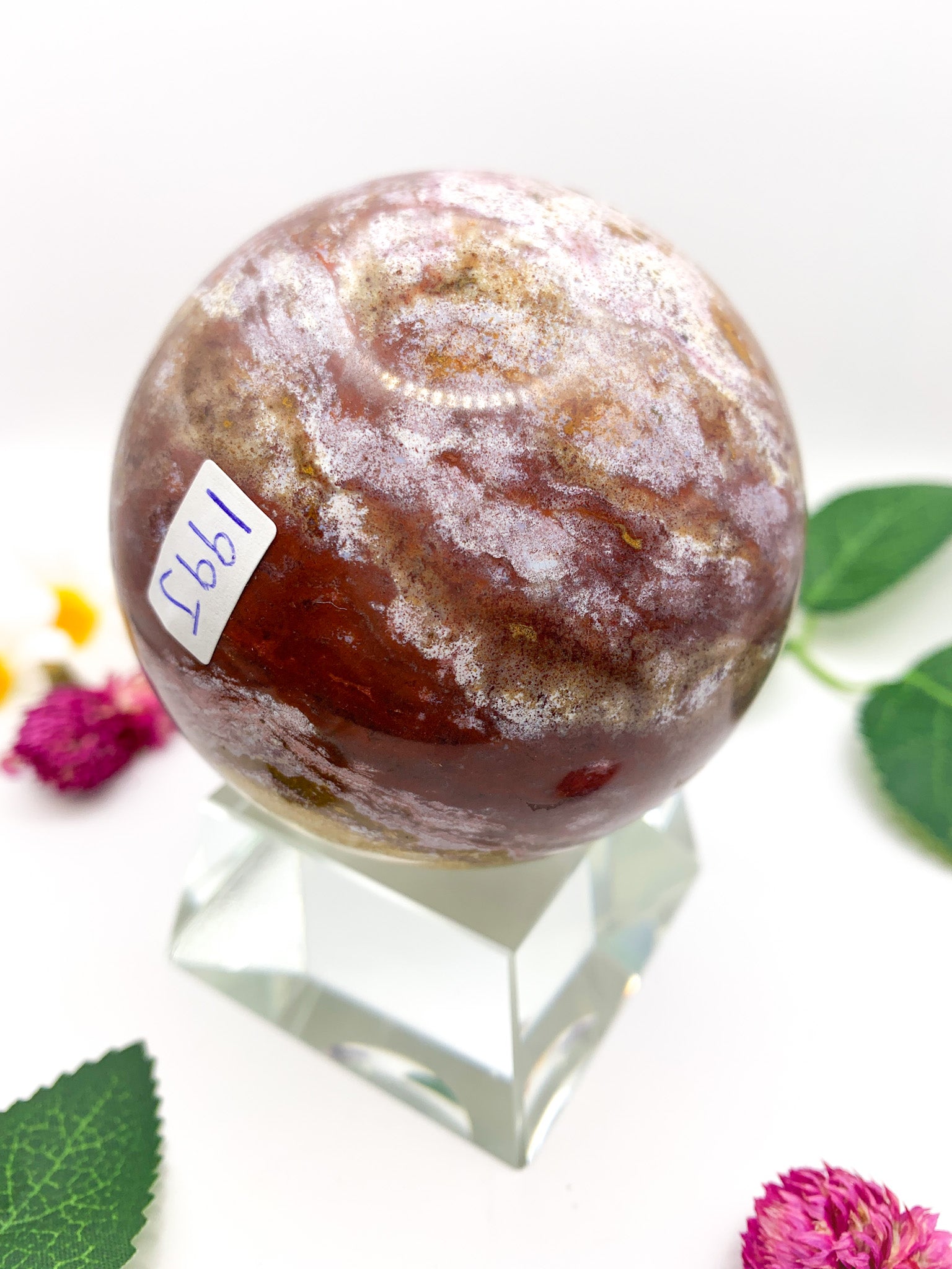Ocean Jasper Sphere - Crystal Love Treasures