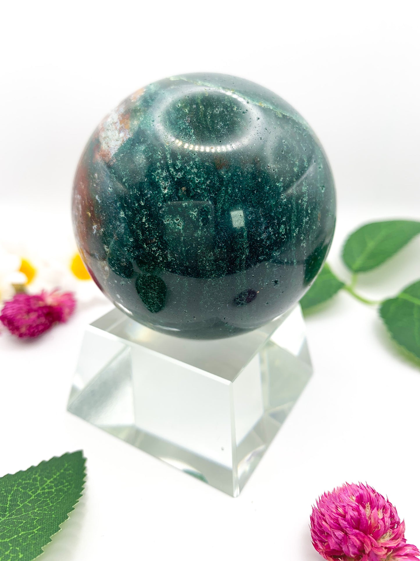 Ocean Jasper Sphere - Crystal Love Treasures