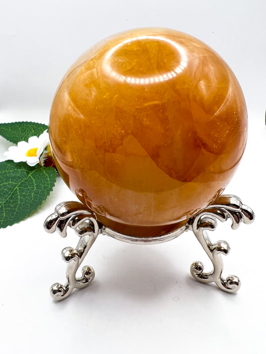 Golden Healer Quartz Sphere - Crystal Love Treasures