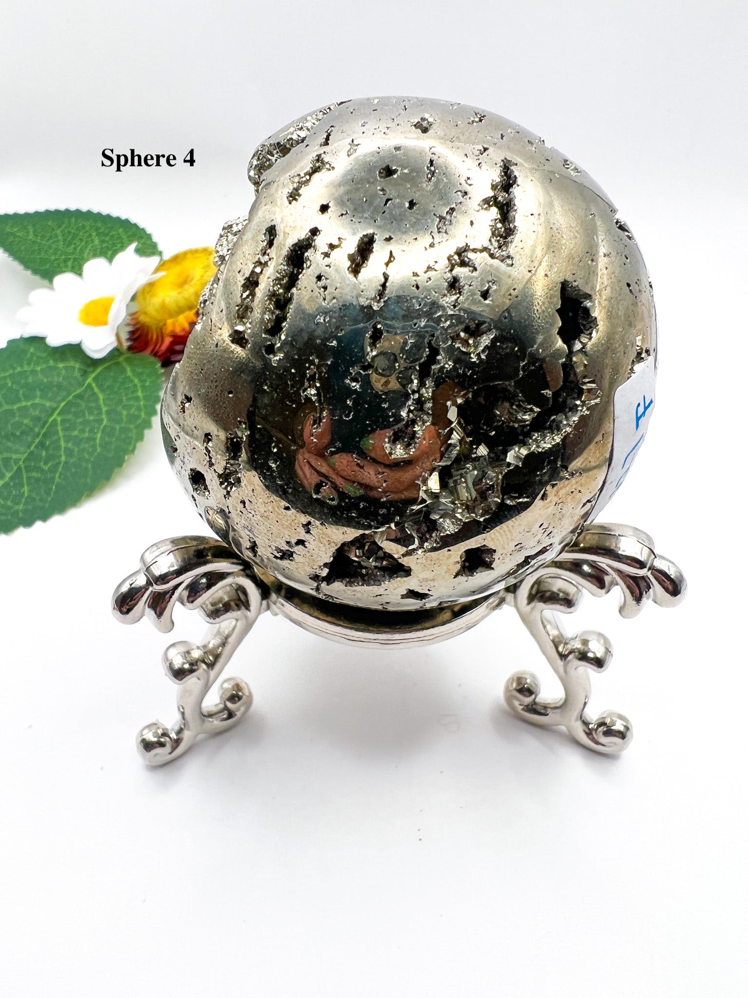 Peruvian Pyrite Sphere - Crystal Love Treasures