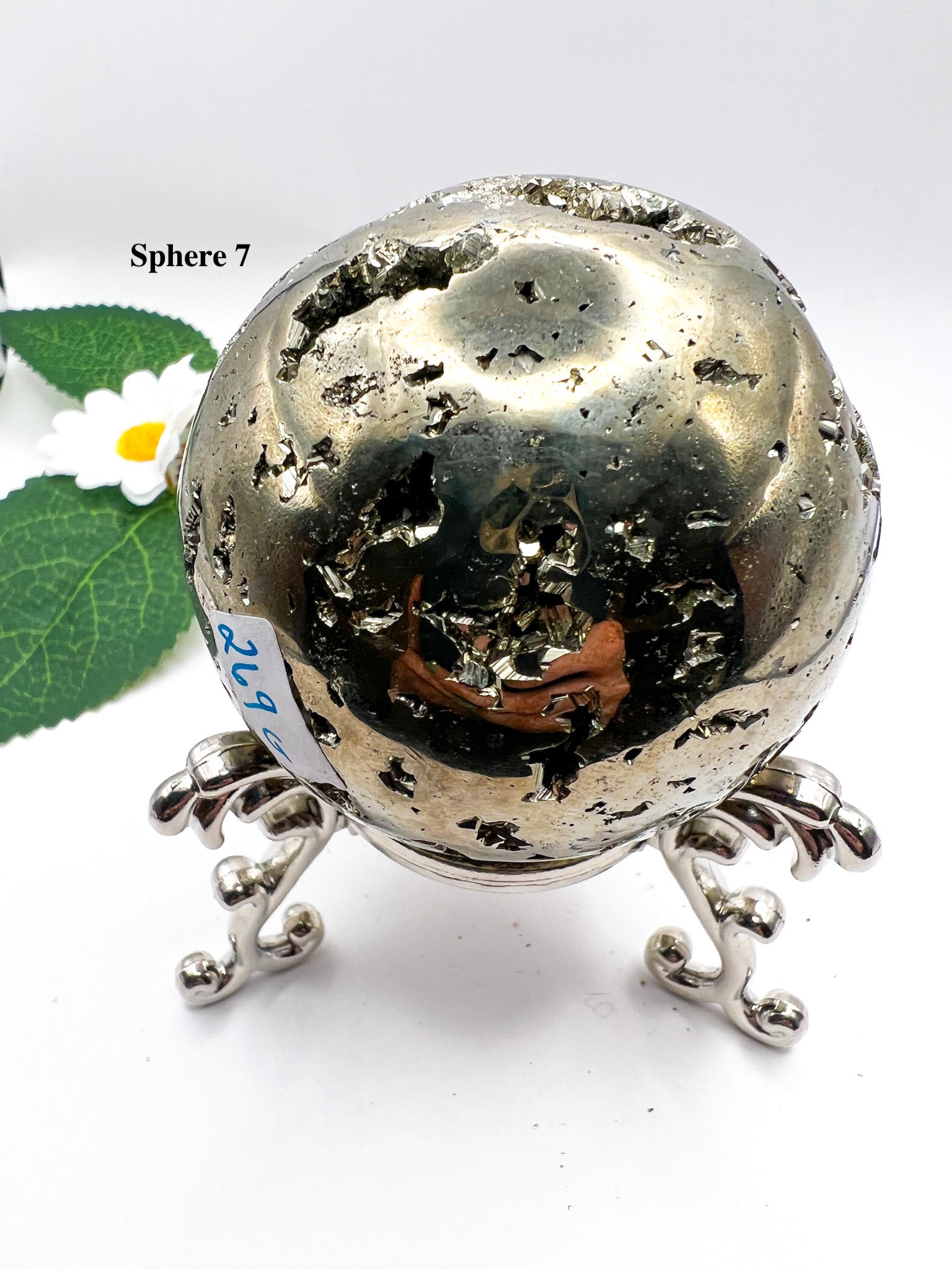 Peruvian Pyrite Sphere - Crystal Love Treasures