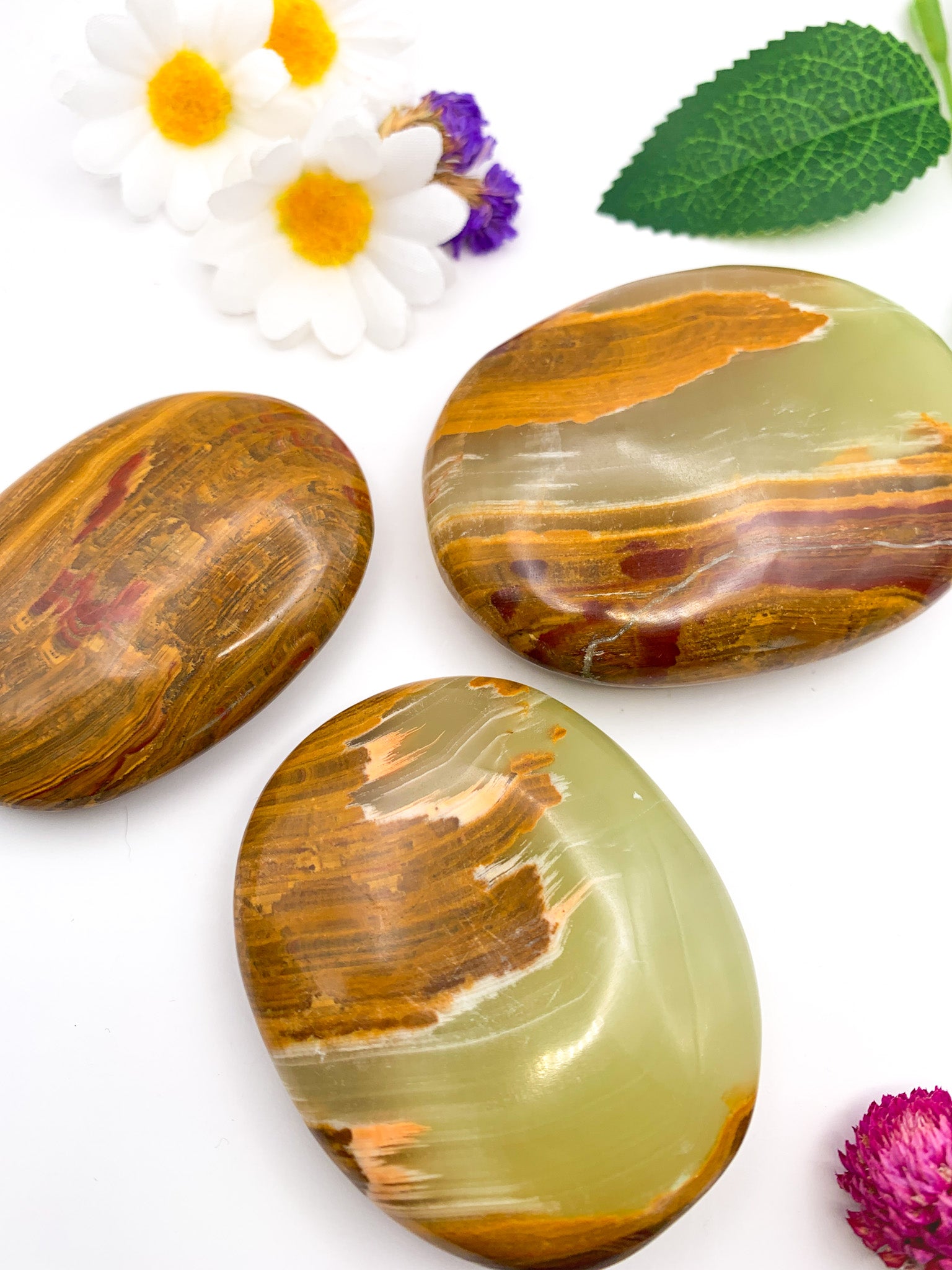 Onyx Palm Stone - Crystal Love Treasures