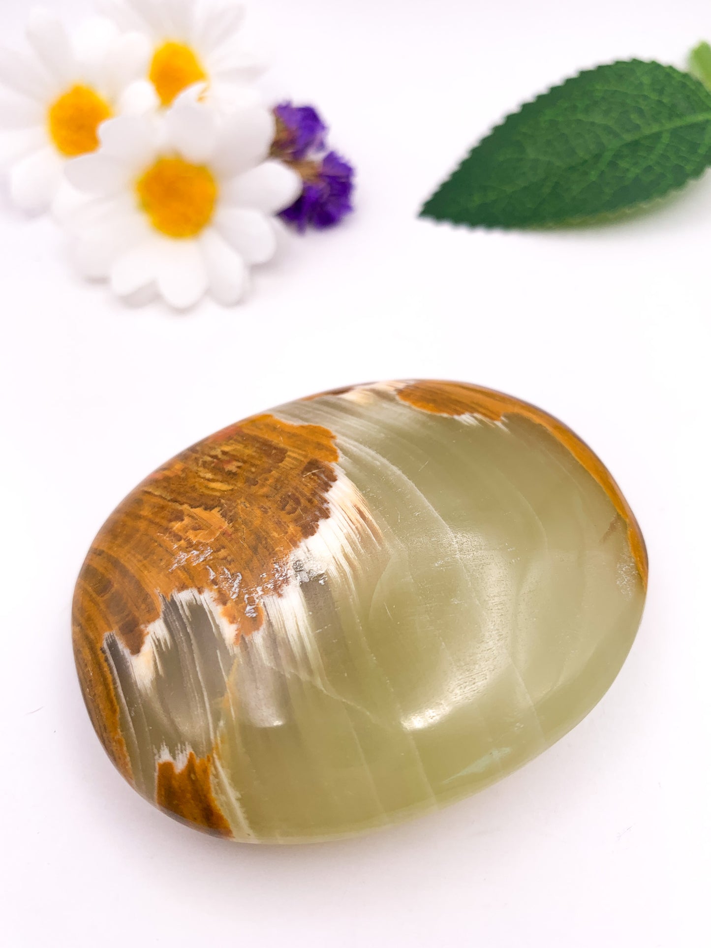 Onyx Palm Stone - Crystal Love Treasures