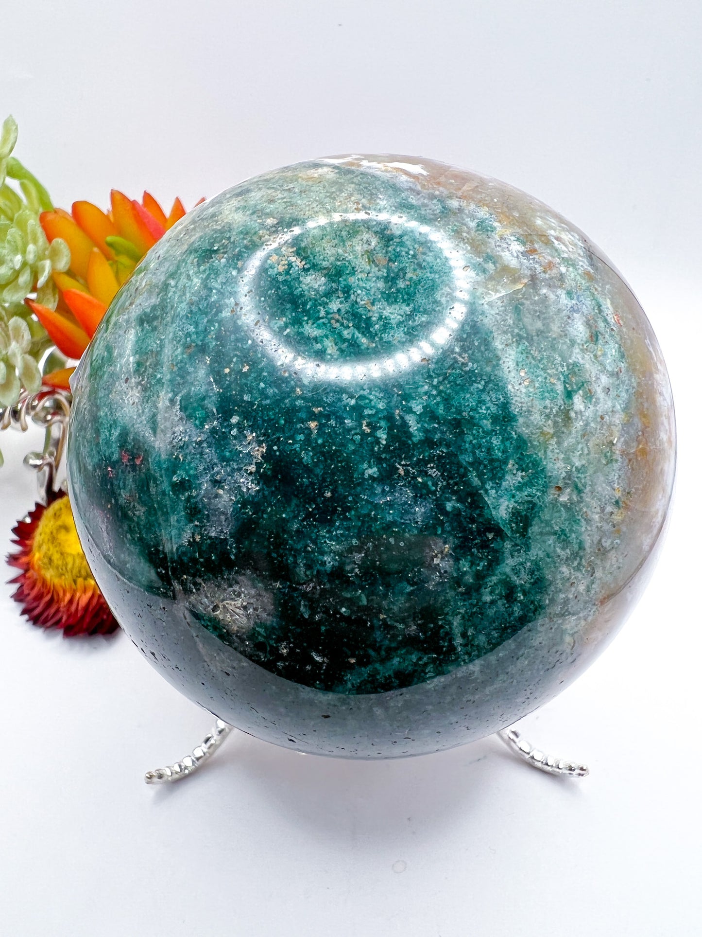 Ocean Jasper Sphere - Crystal Love Treasures