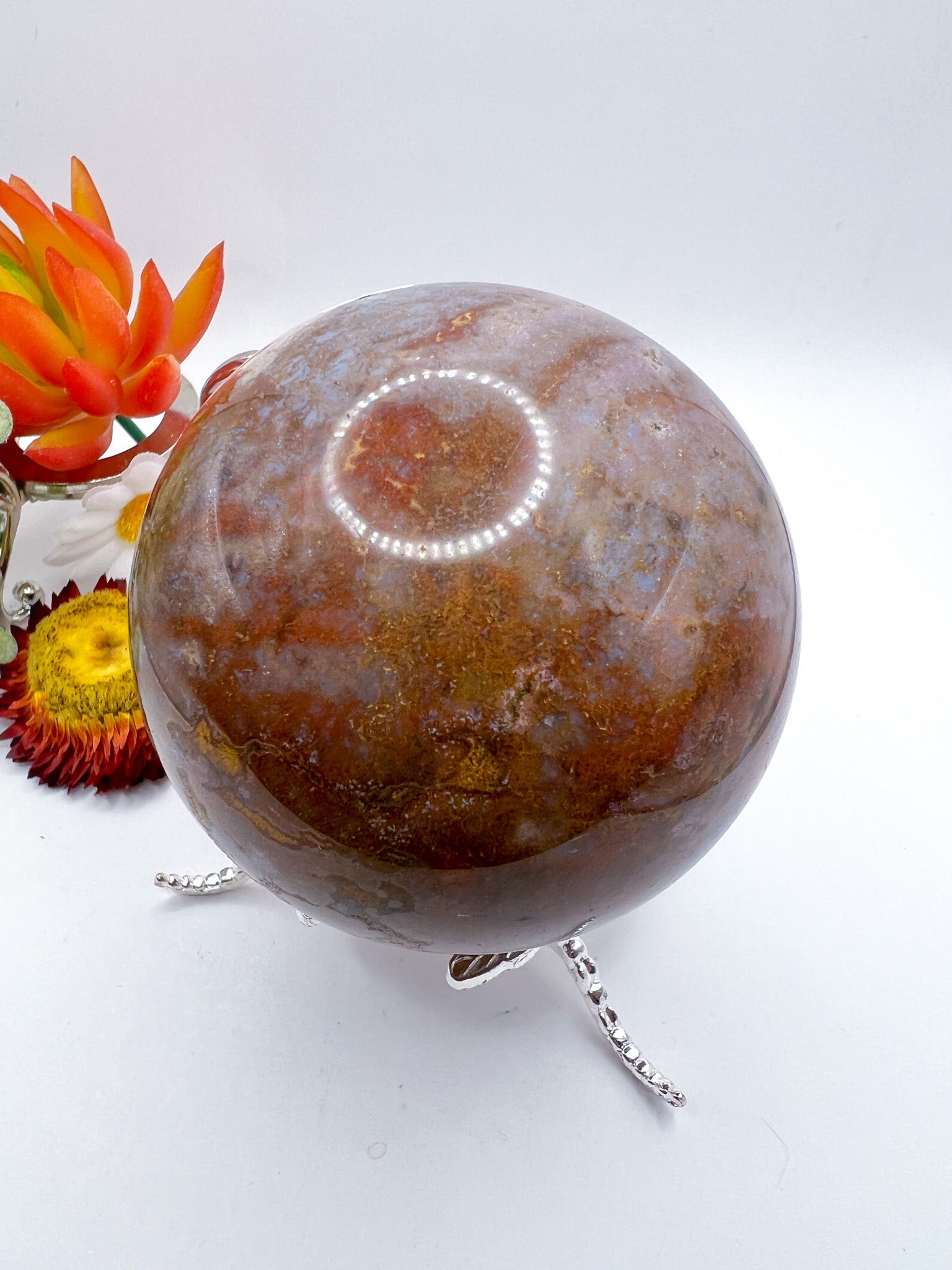 Ocean Jasper Sphere - Crystal Love Treasures