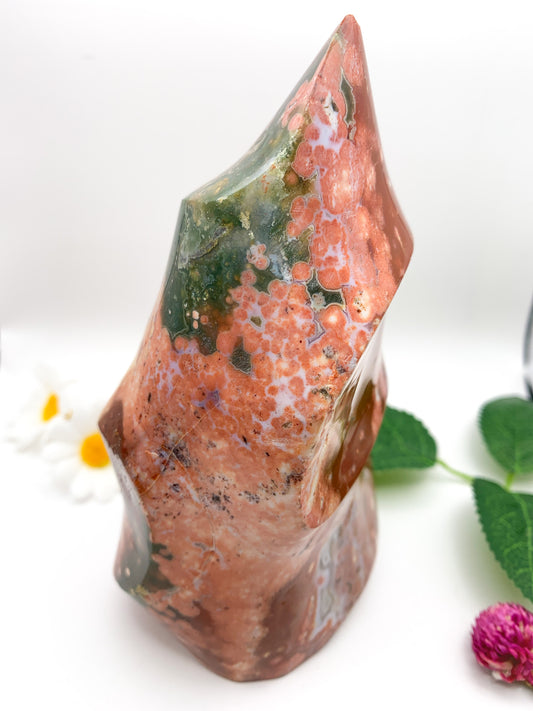 Ocean Jasper Flame - Crystal Love Treasures