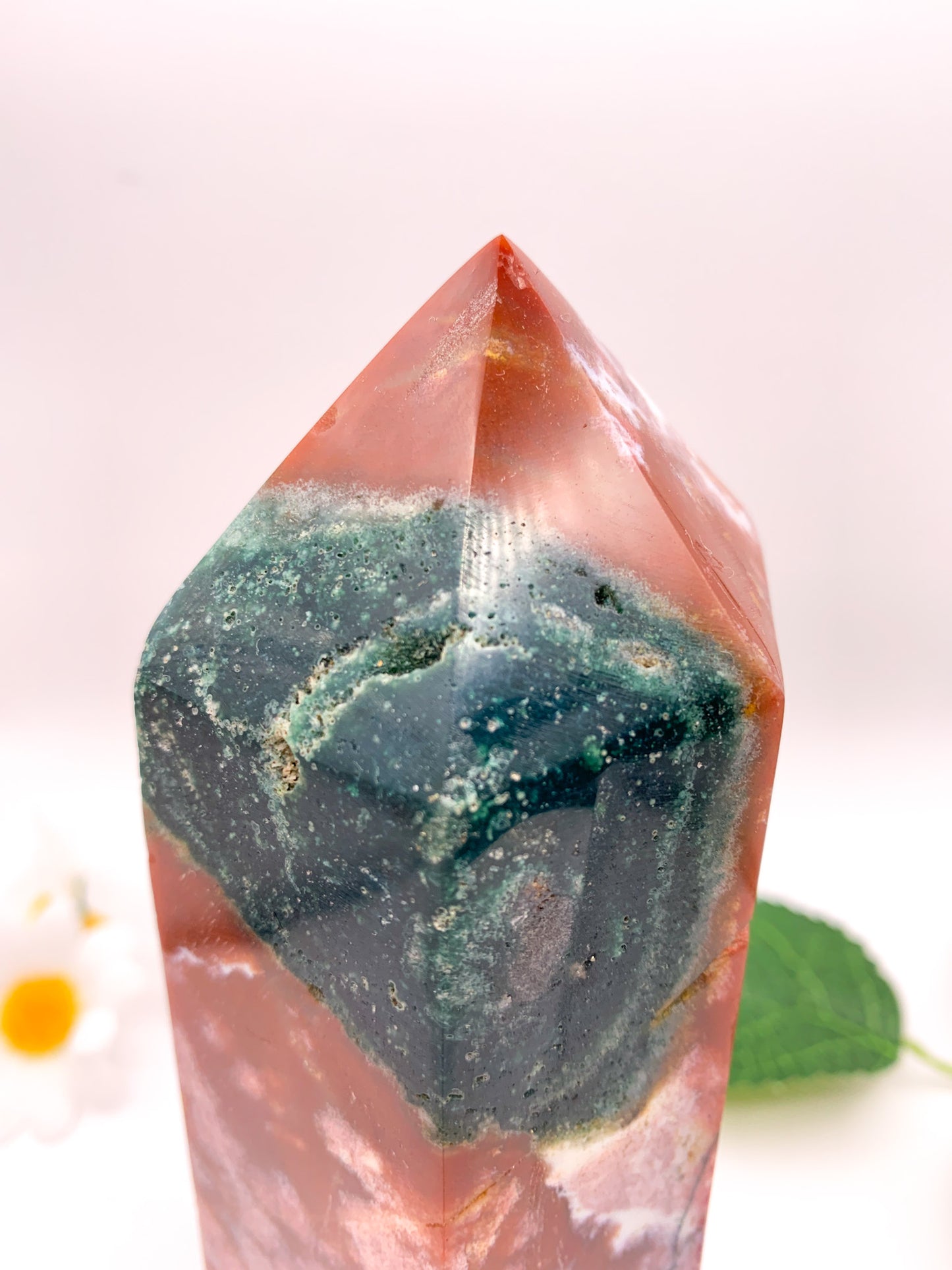 Ocean Jasper Tower - Crystal Love Treasures