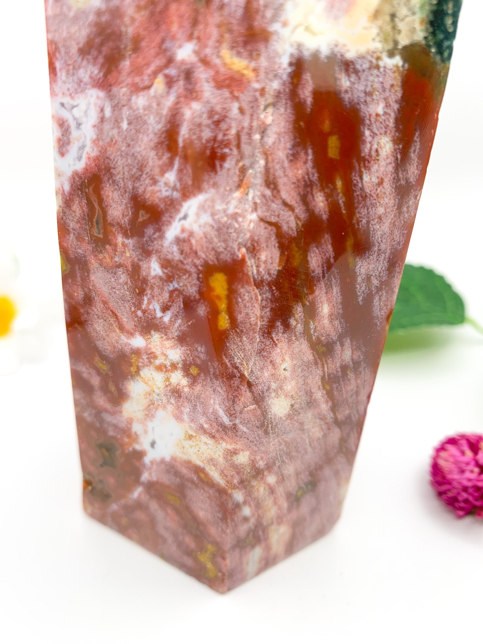 Ocean Jasper Tower - Crystal Love Treasures