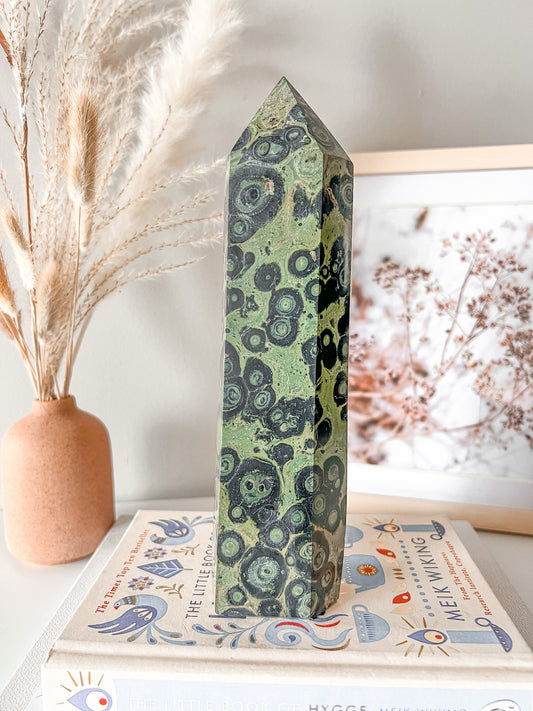 Kambaba Jasper Tower - Crystal Love Treasures