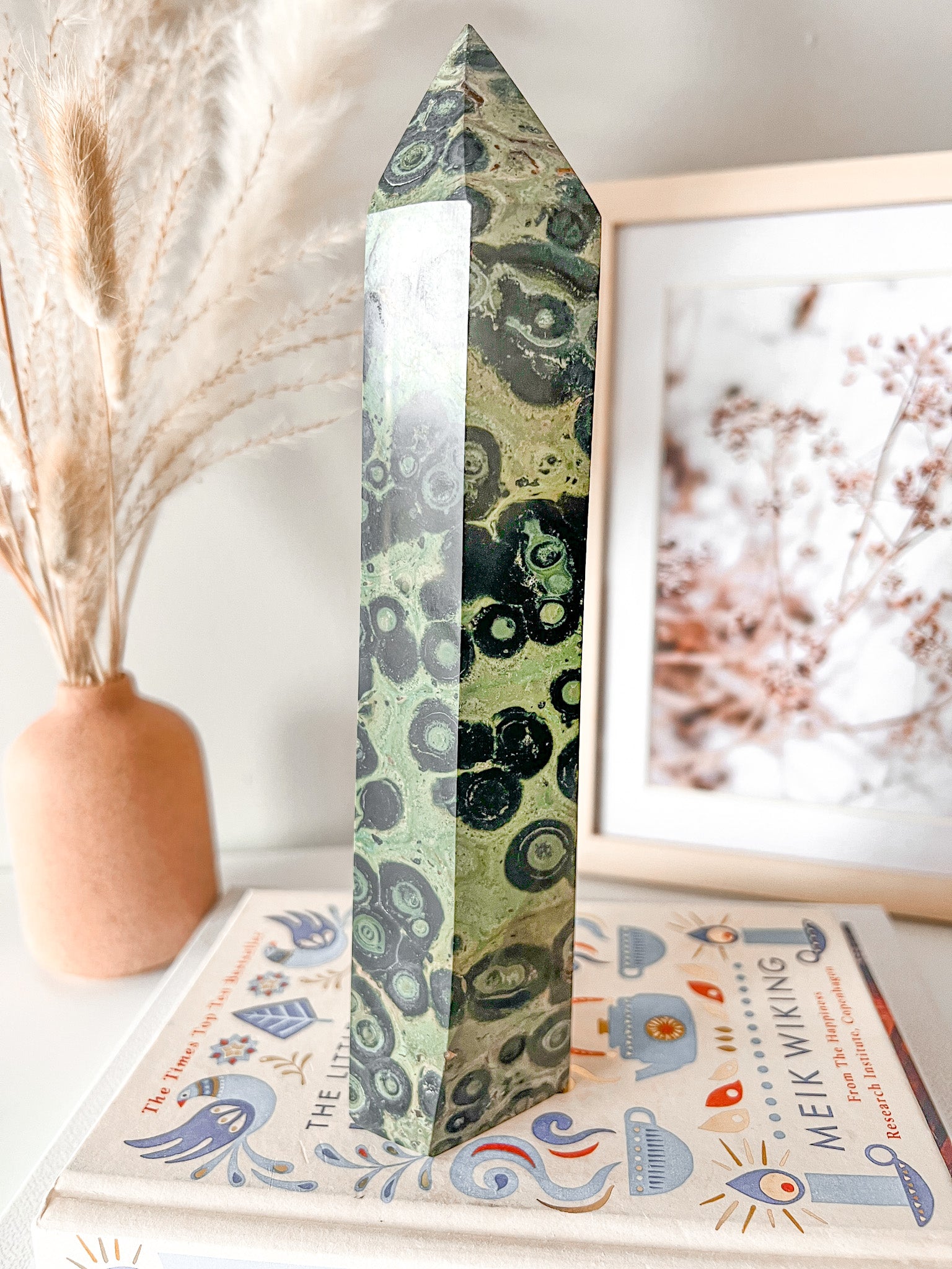 Kambaba Jasper Tower - Crystal Love Treasures