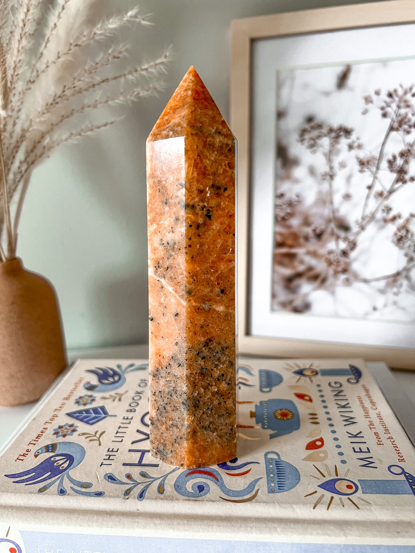 Orange Sunstone Crystal Tower - Crystal Love Treasures
