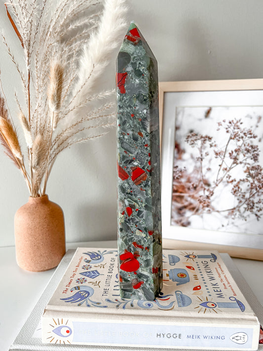 Bloodstone Tower - Crystal Love Treasures