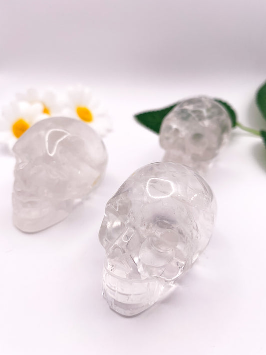 Clear Quartz Skull - Crystal Love Treasures