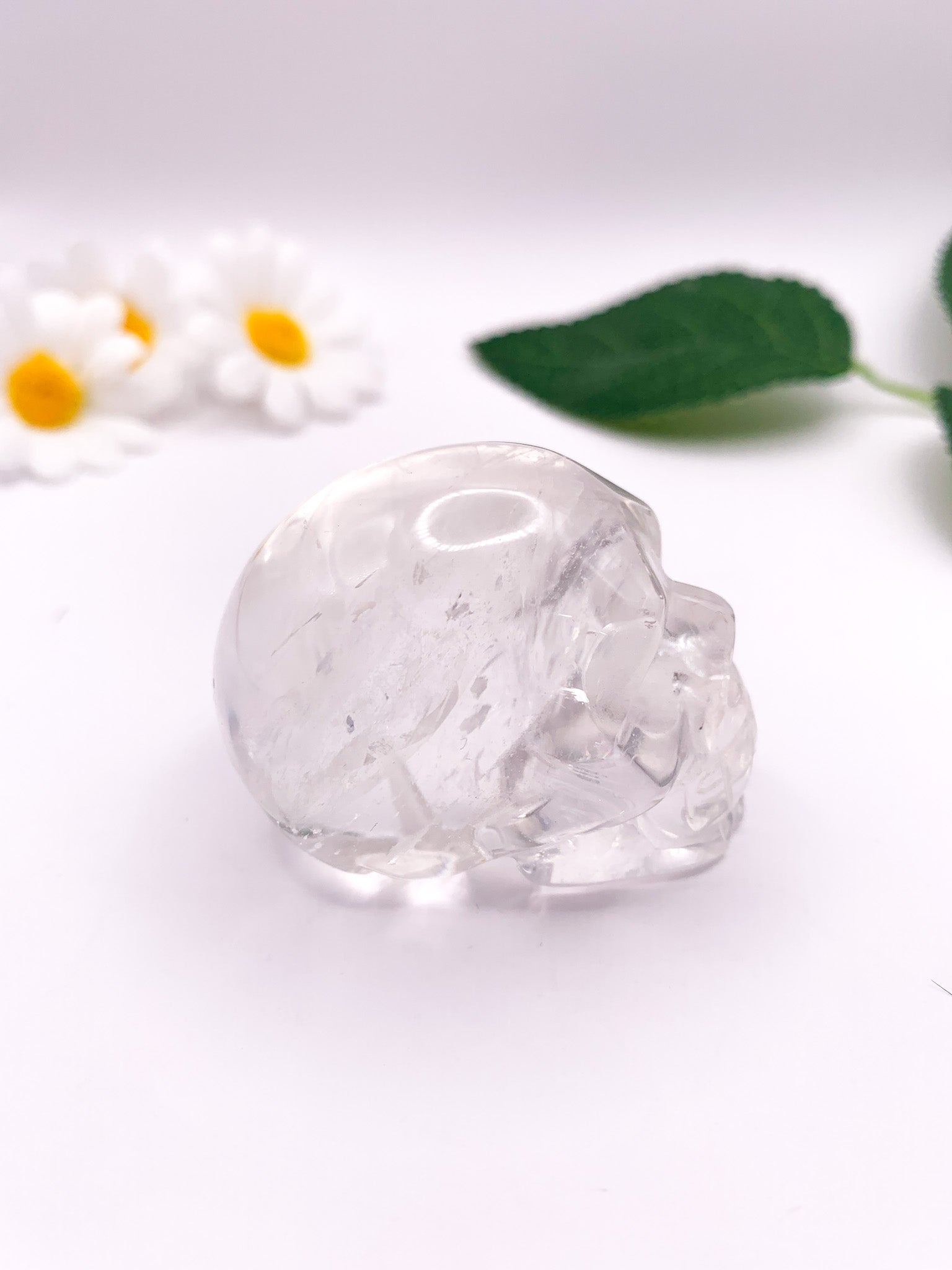 Clear Quartz Skull - Crystal Love Treasures
