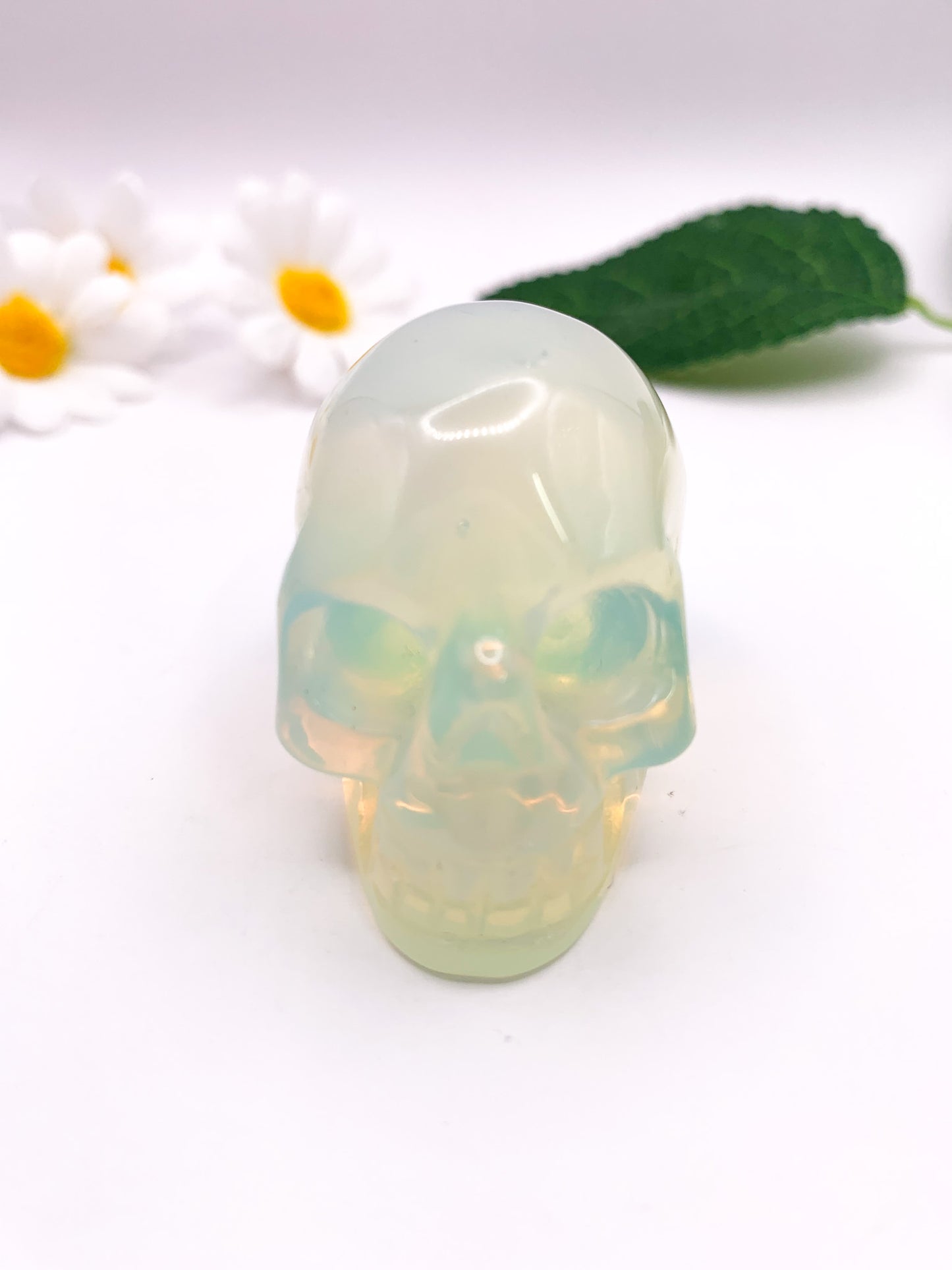 Opalite Skull - Crystal Love Treasures