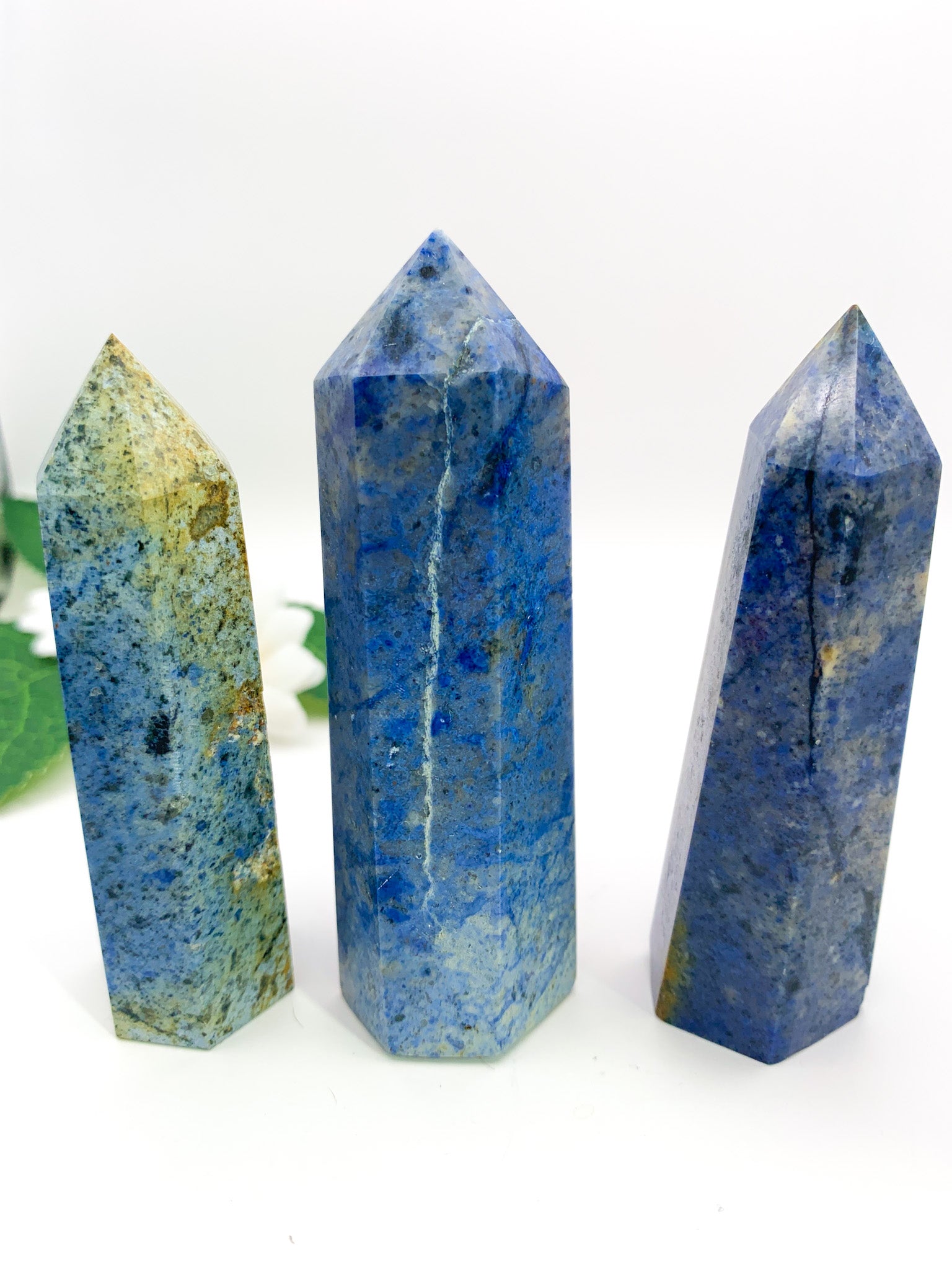 Dumortierite Quartz Tower - Crystal Love Treasures