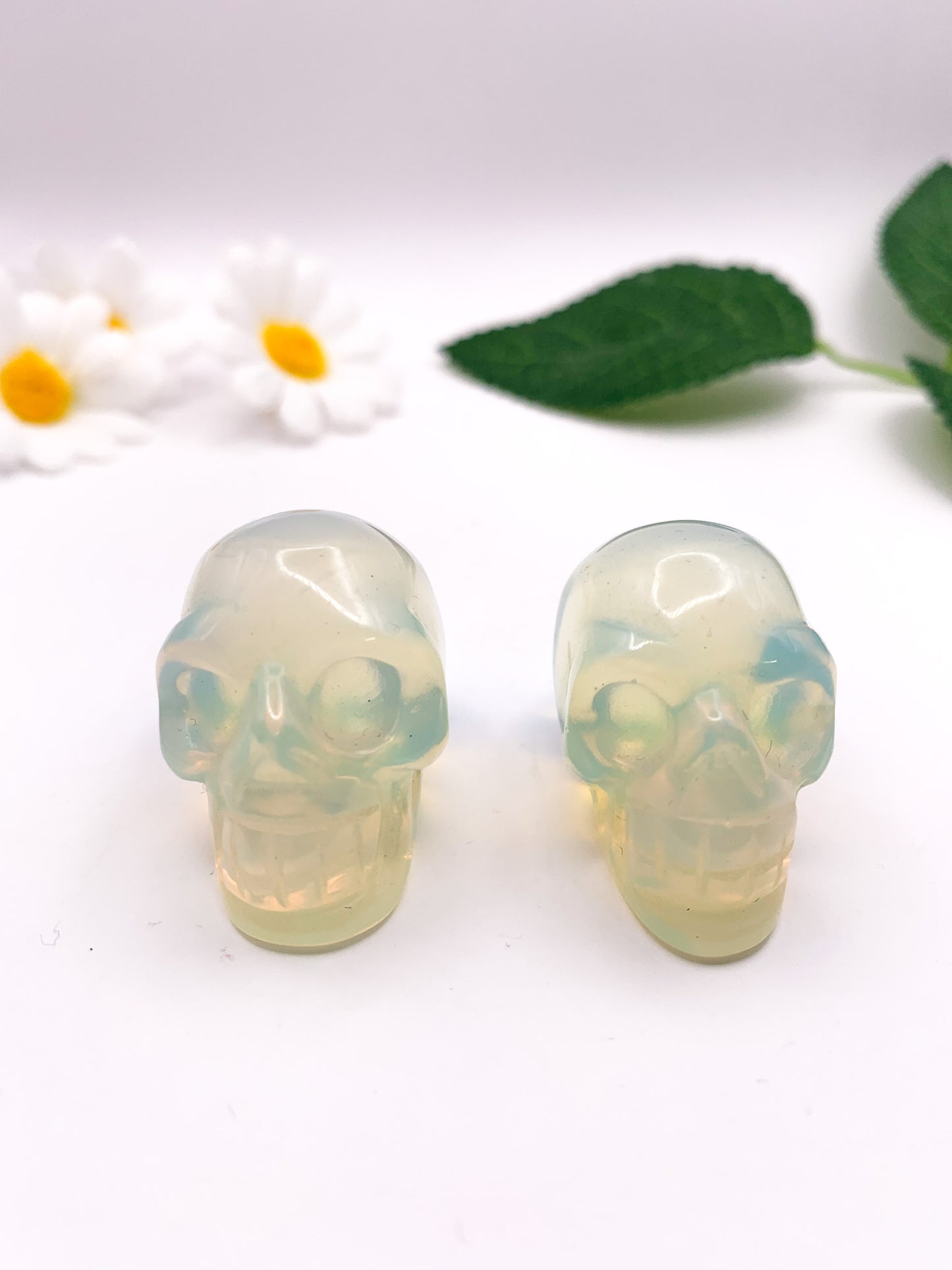 Opalite Skull - Crystal Love Treasures