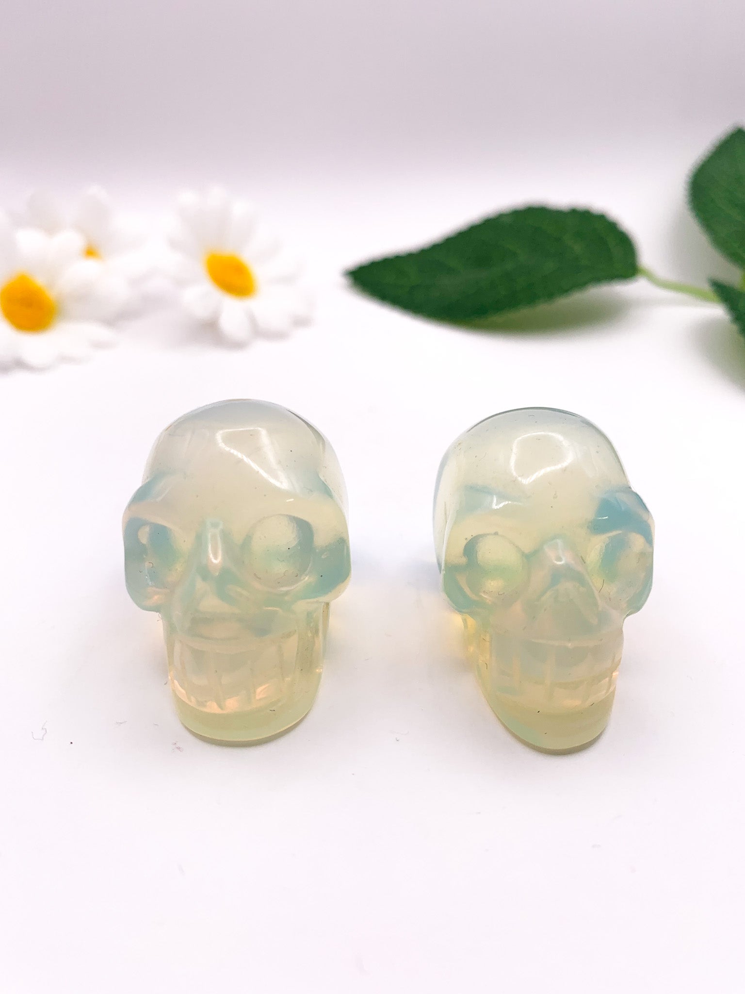 Opalite Skull - Crystal Love Treasures