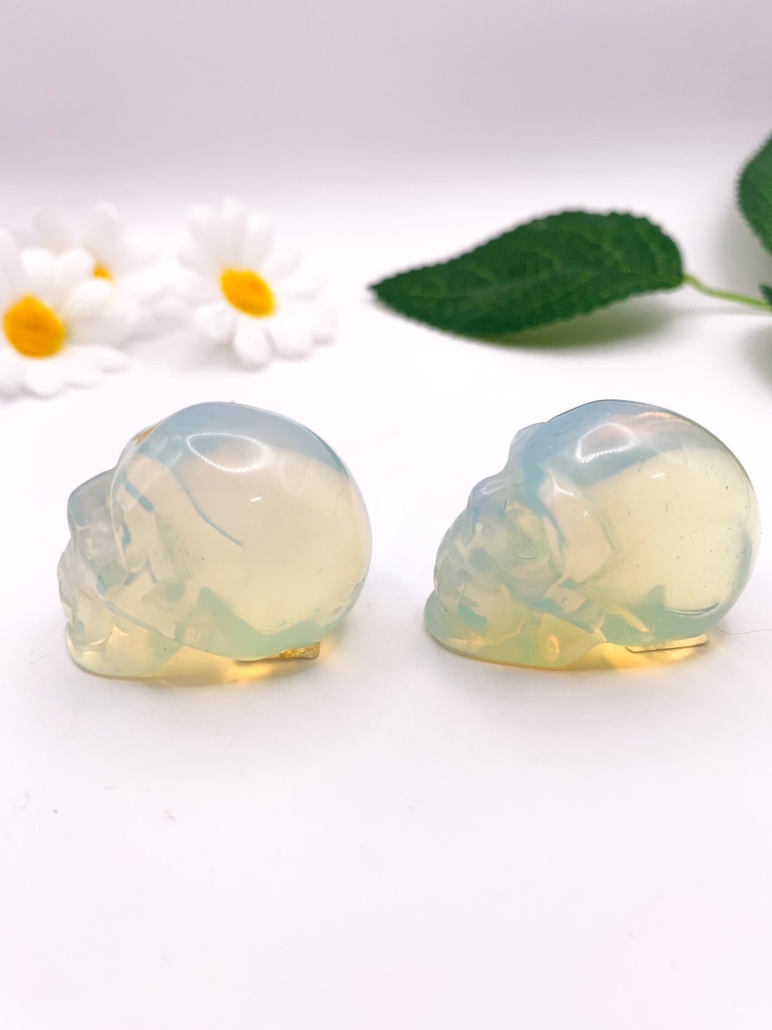 Opalite Skull - Crystal Love Treasures