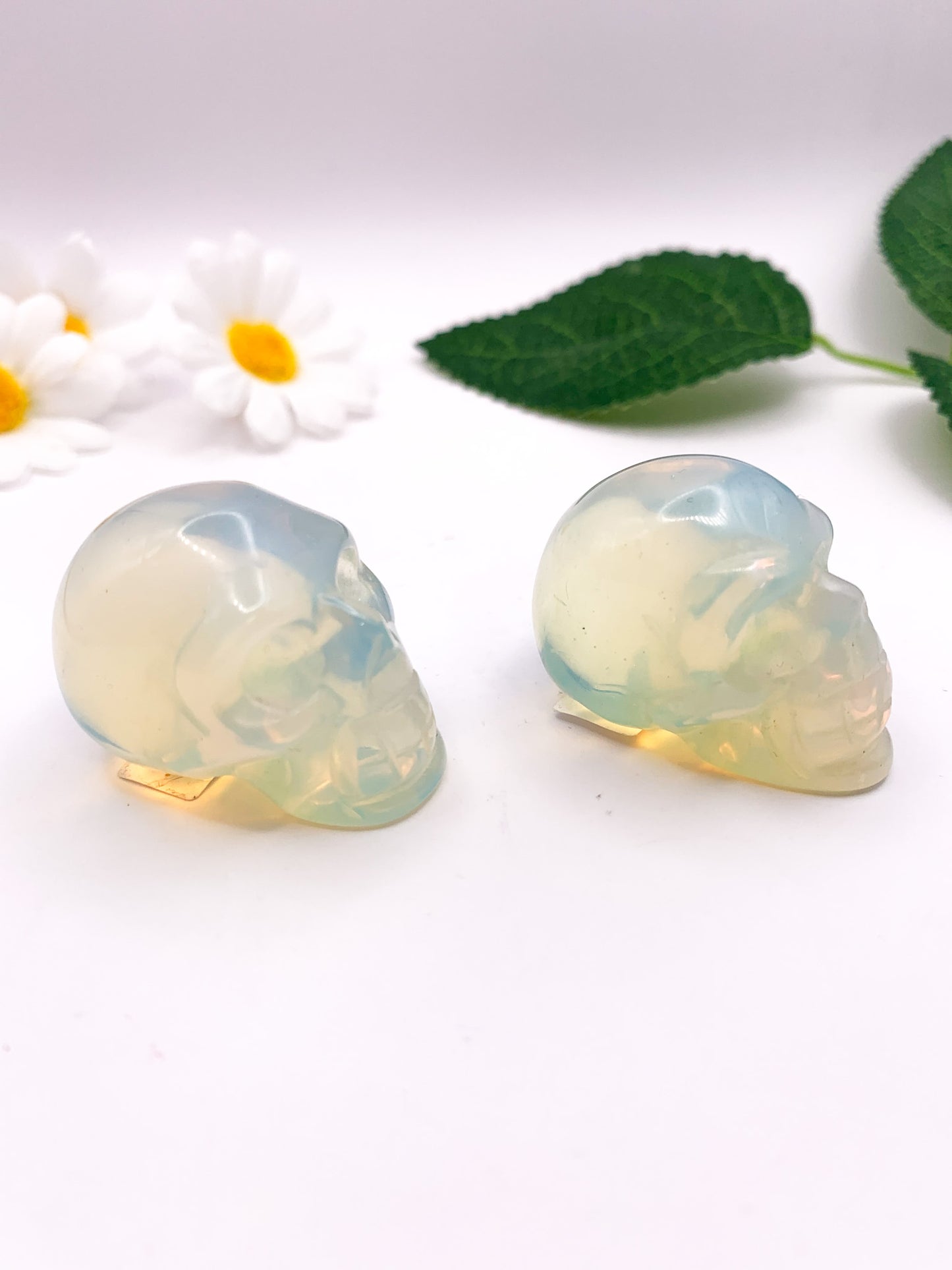 Opalite Skull - Crystal Love Treasures