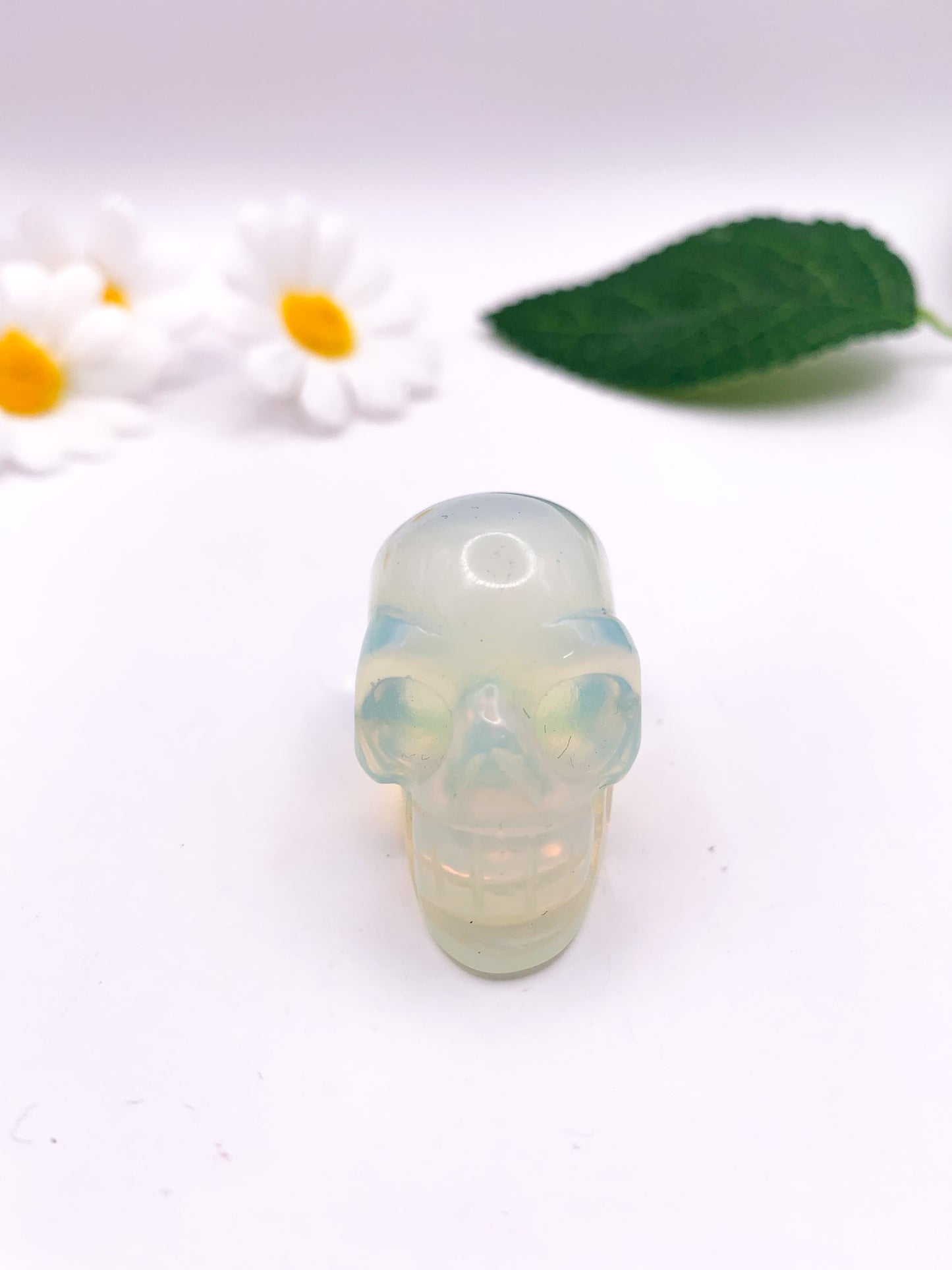Opalite Skull - Crystal Love Treasures