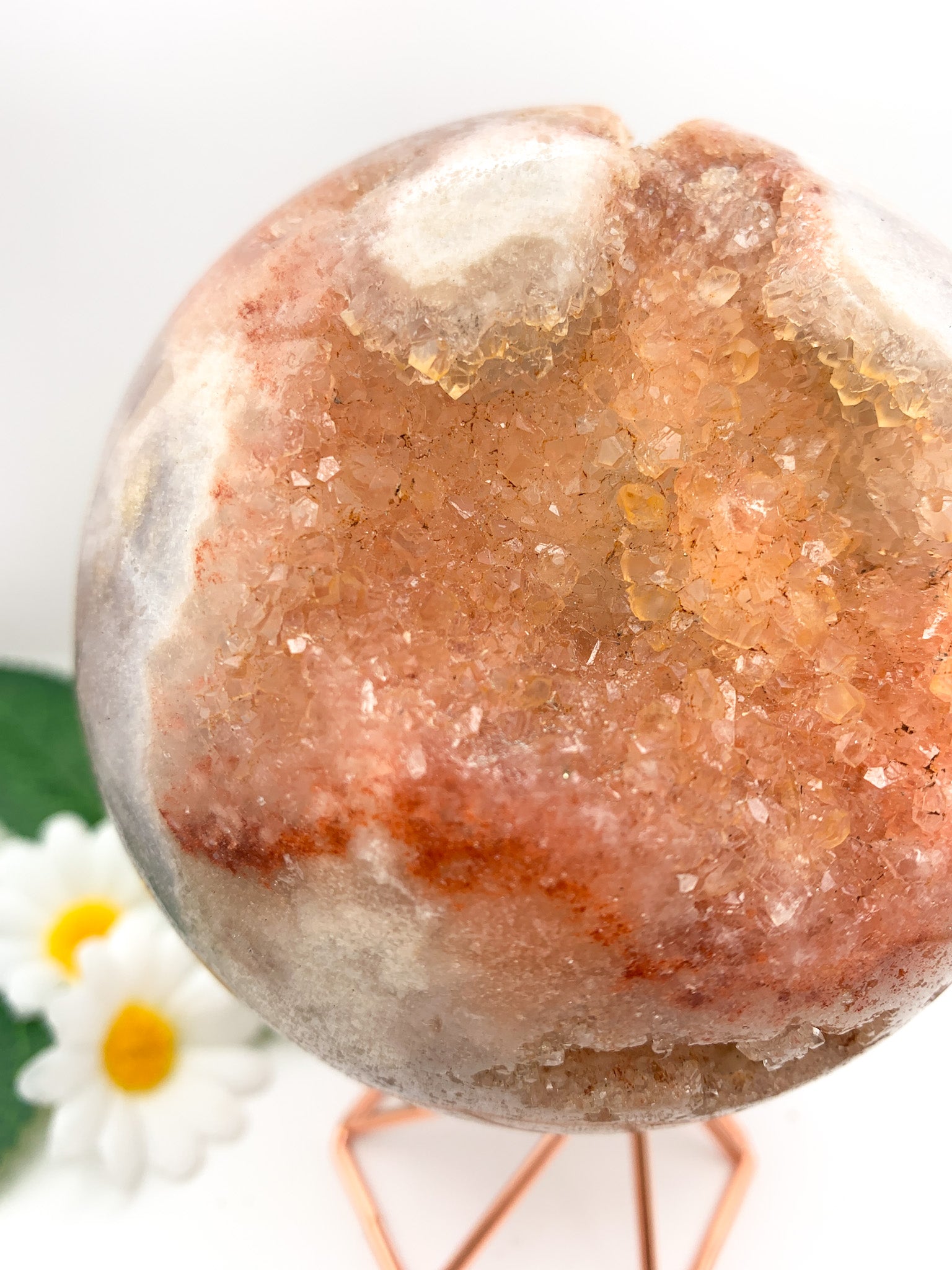 pink amethyst sphere