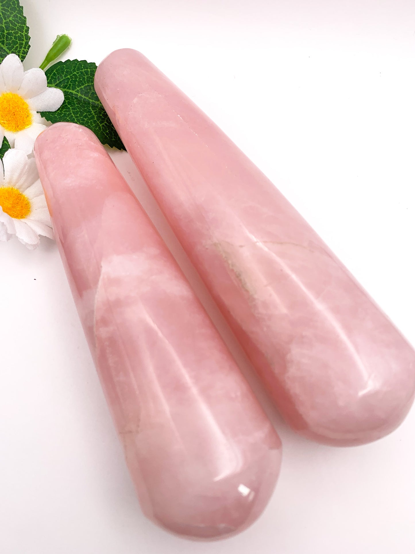 rose quartz massage wand