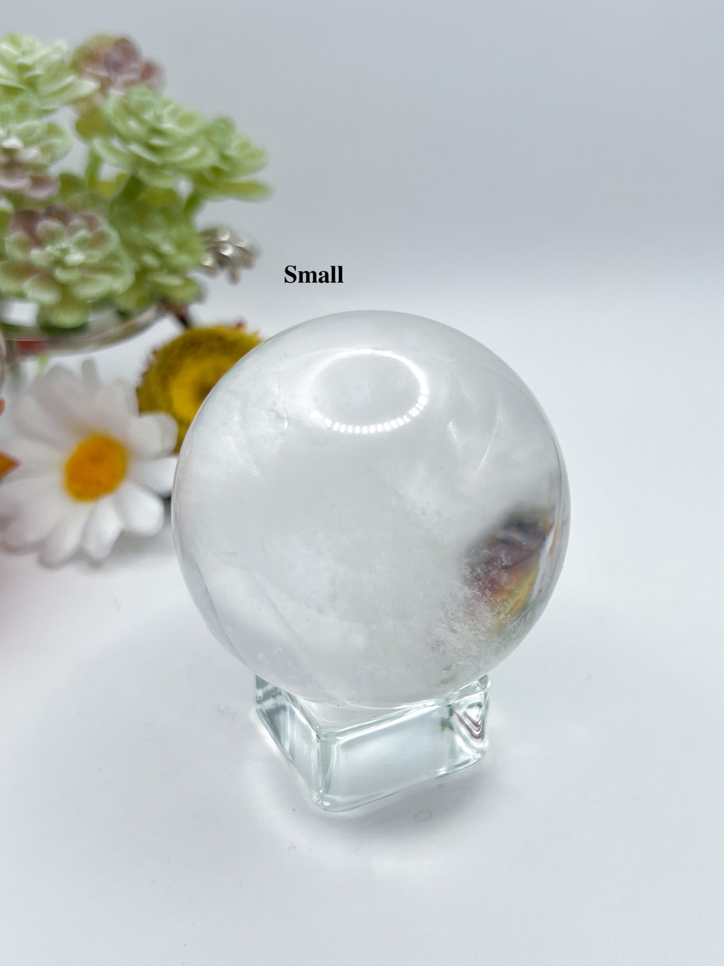 Clear Quartz Sphere - Crystal Love Treasures