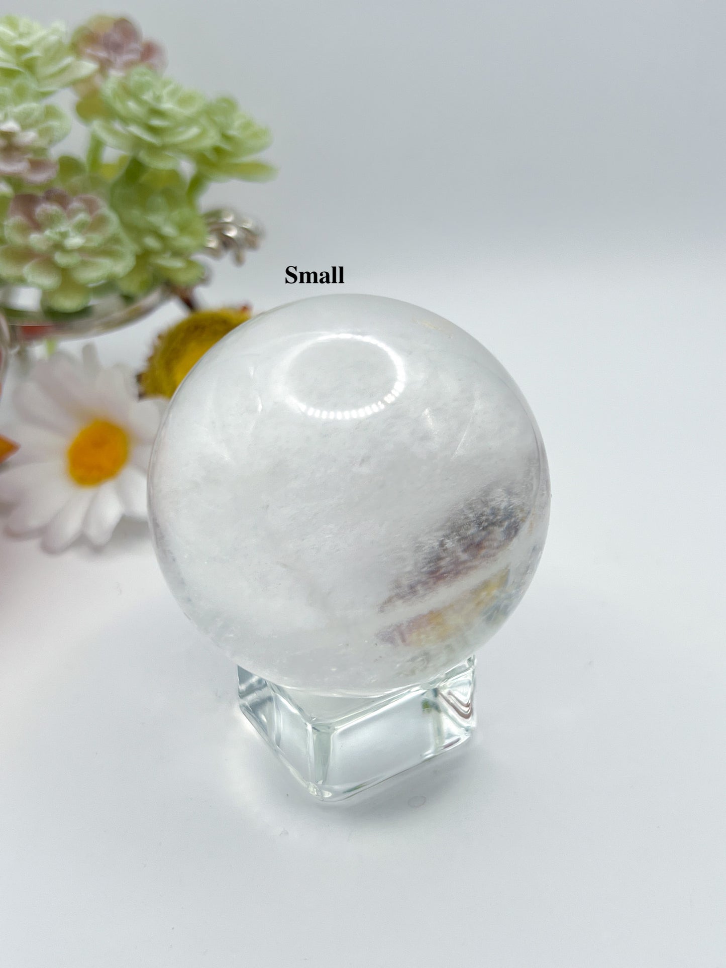 Clear Quartz Sphere - Crystal Love Treasures