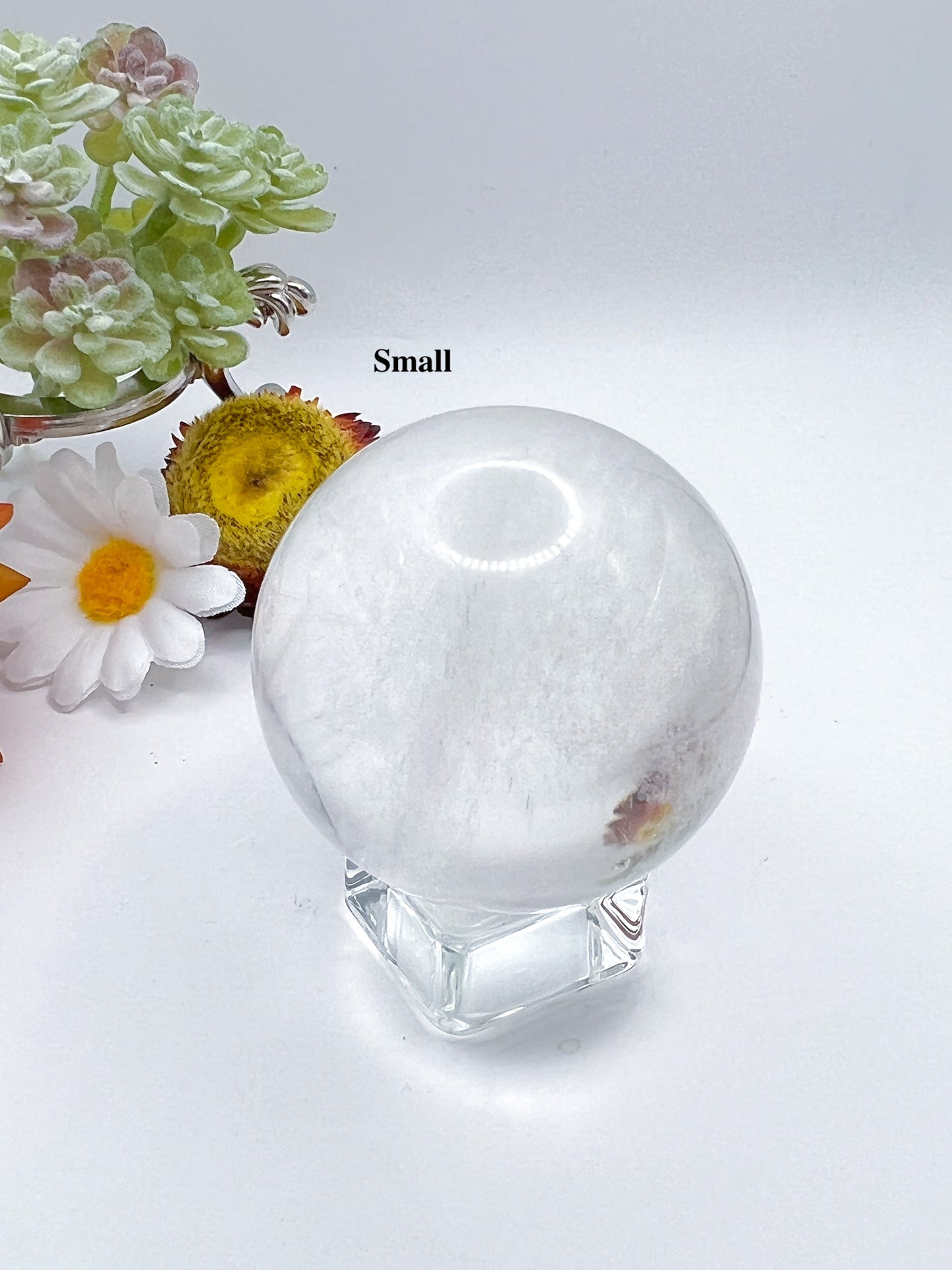 Clear Quartz Sphere - Crystal Love Treasures